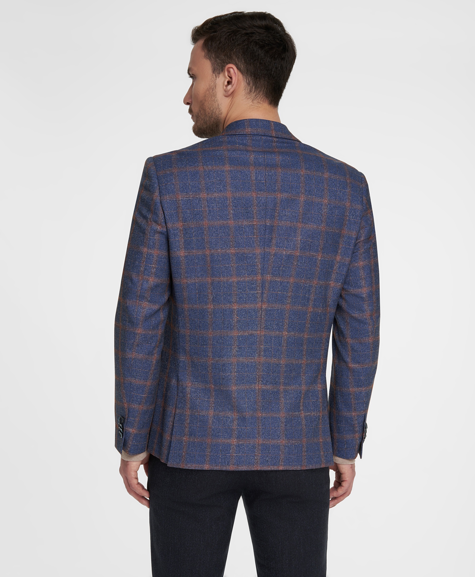 Пиджак из эластичной ткани, прямой силуэт