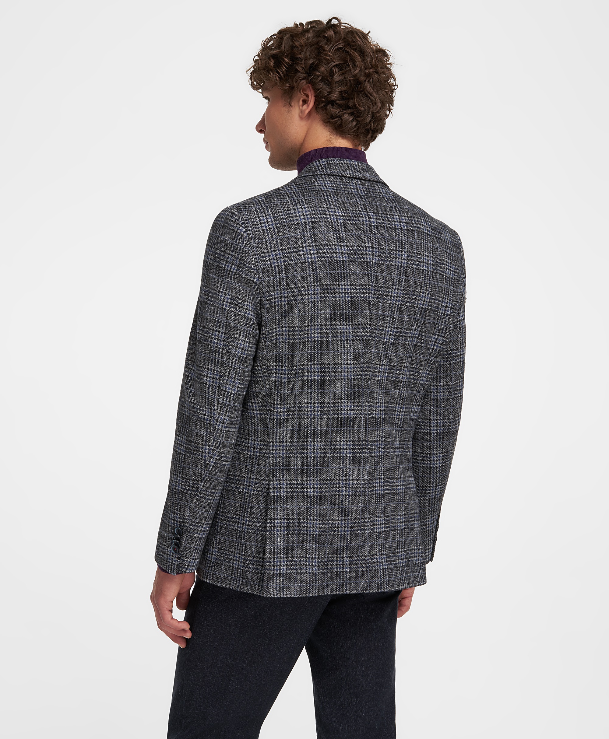 Пиджак трикотажный, полуприлегающий силуэт