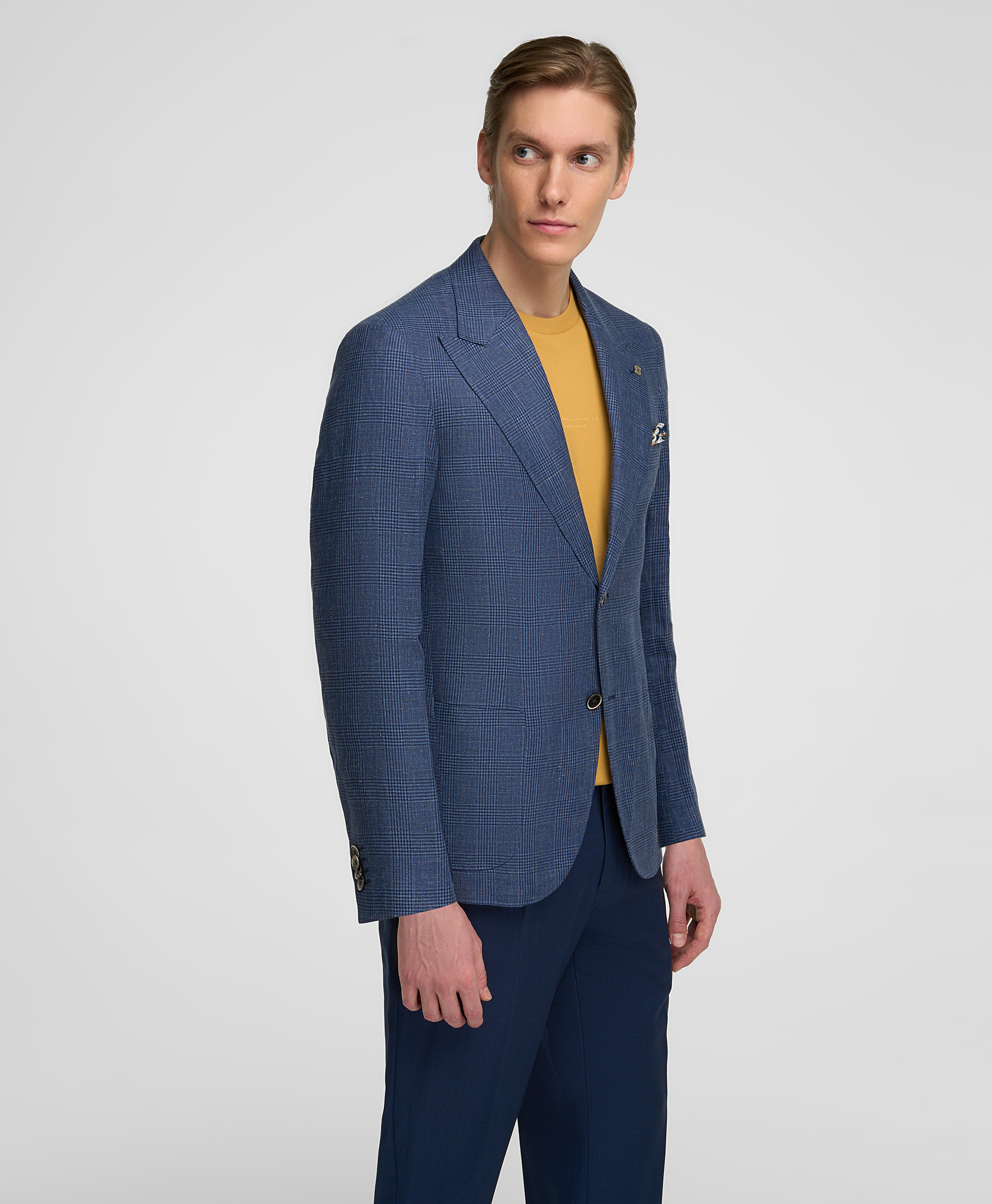 Пиджак повседневный, прямой силуэт