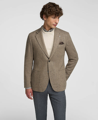 Пиджак повседневный, прямой силуэт