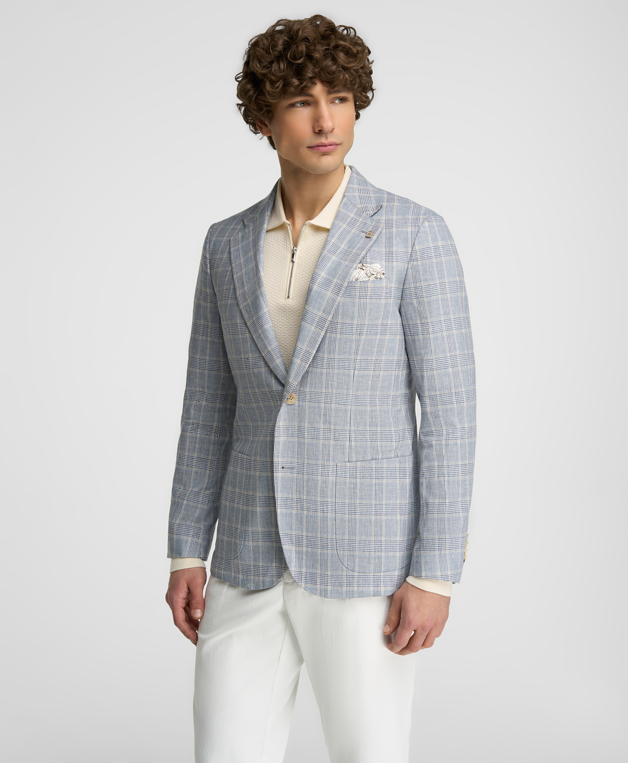 Пиджак повседневный, прямой силуэт