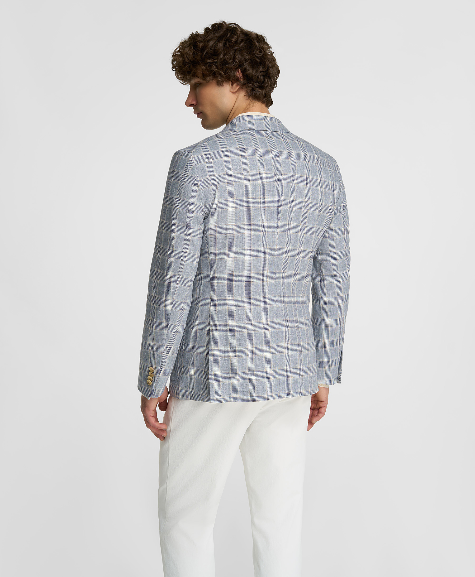 Пиджак повседневный, прямой силуэт