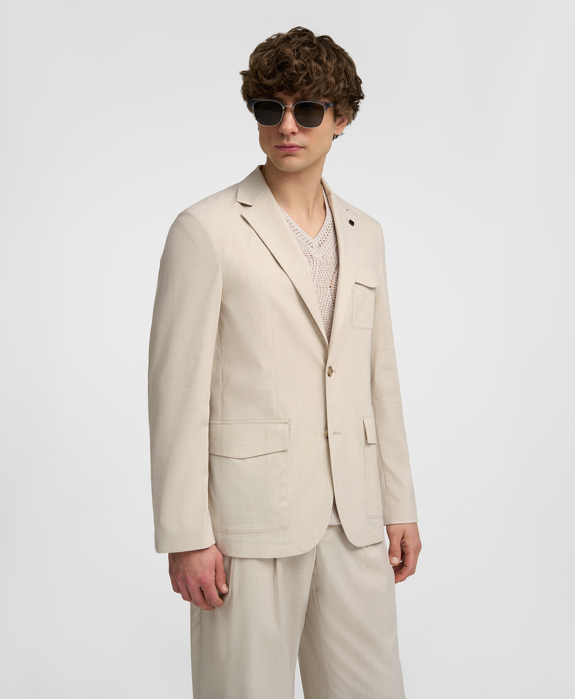 Пиджак HENDERSON Studio, прямой силуэт