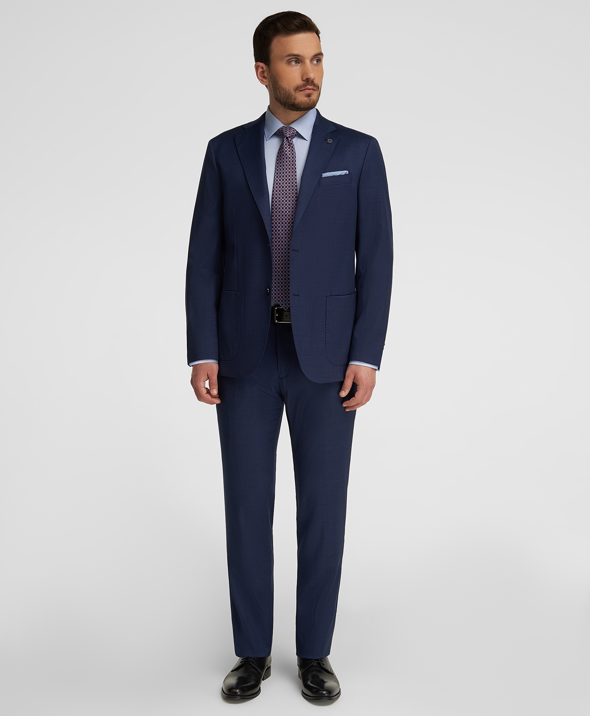 Пиджак костюмный, прямой силуэт