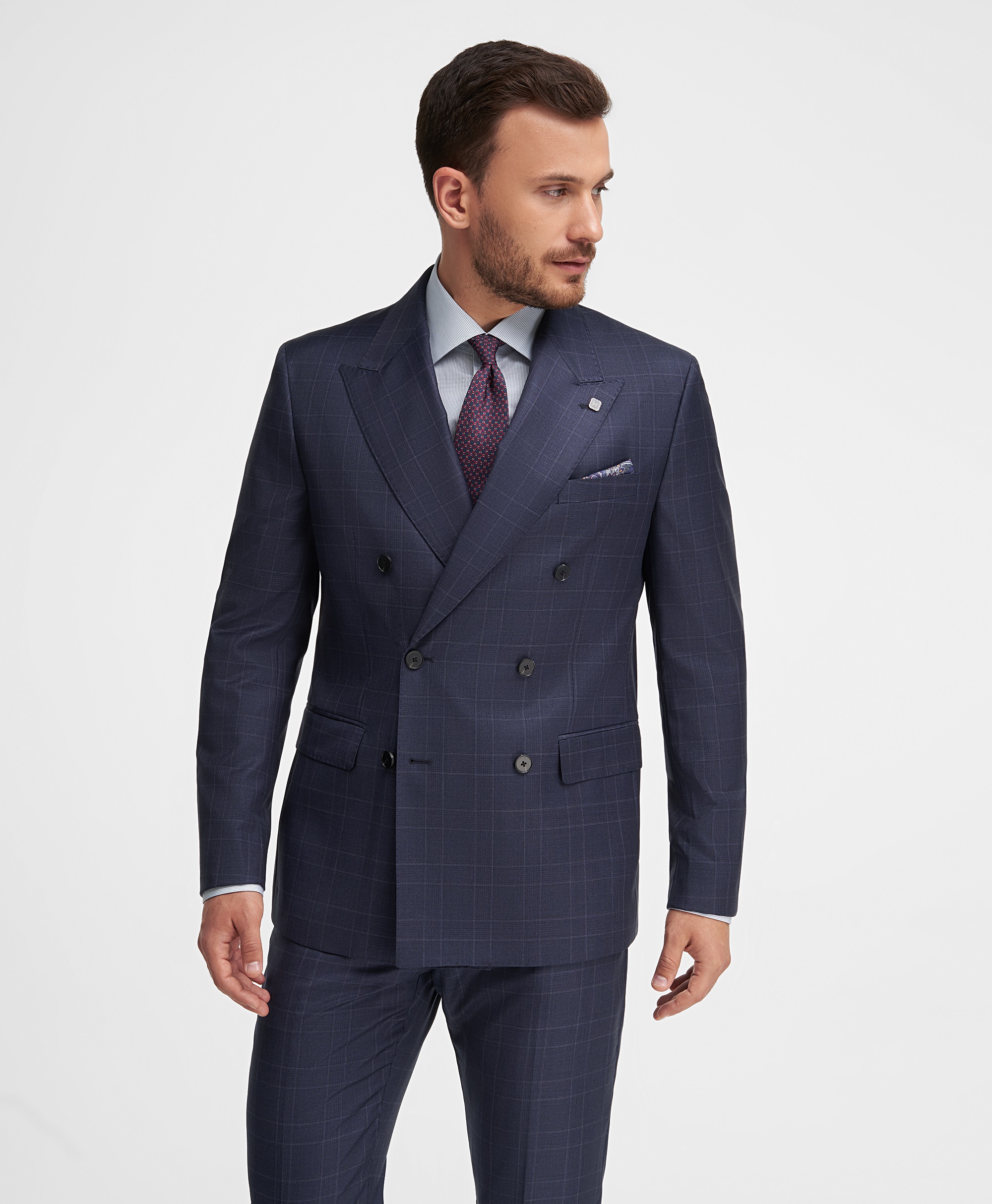 Пиджак костюмный, прямой силуэт