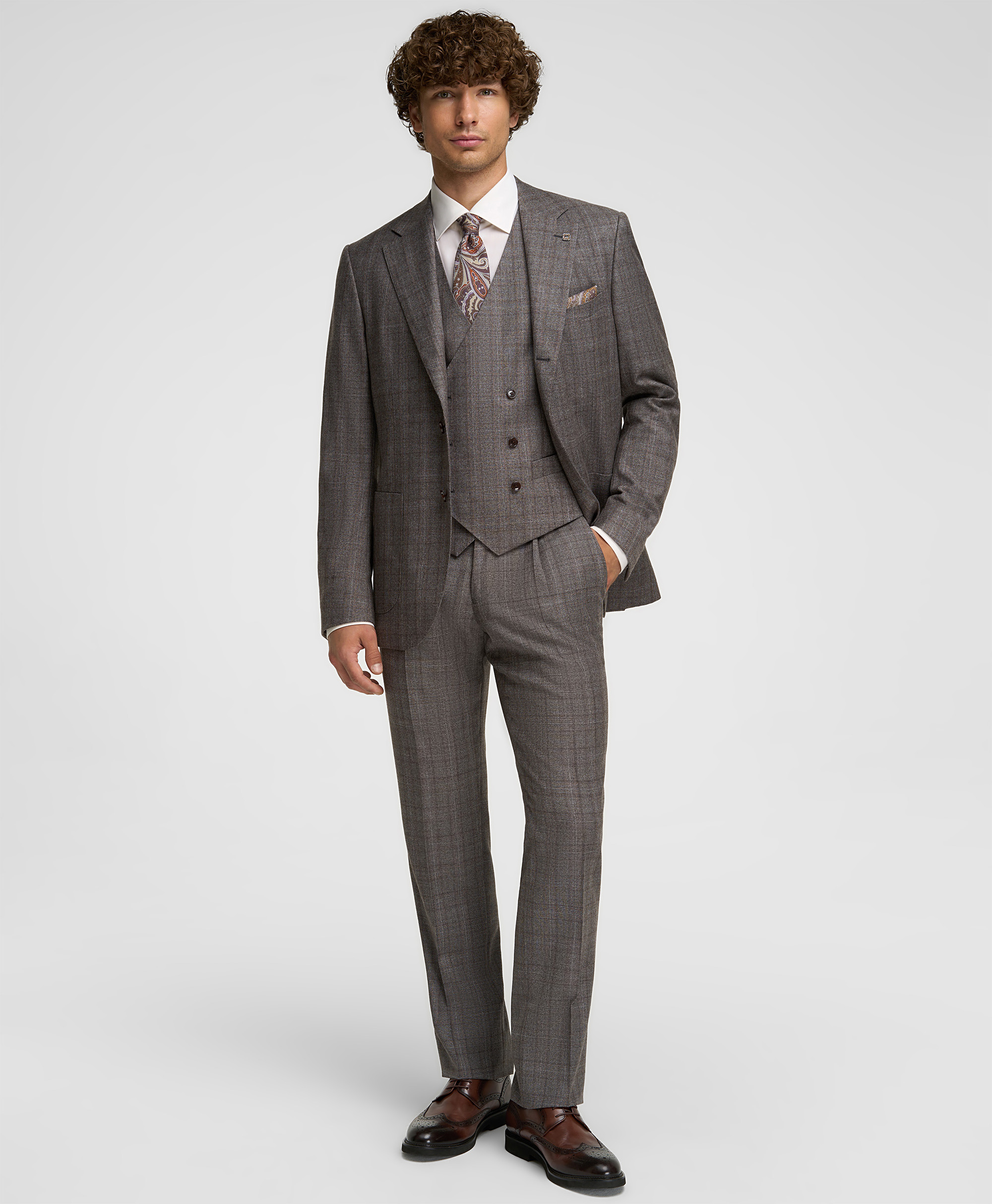 Пиджак костюмный, прямой силуэт