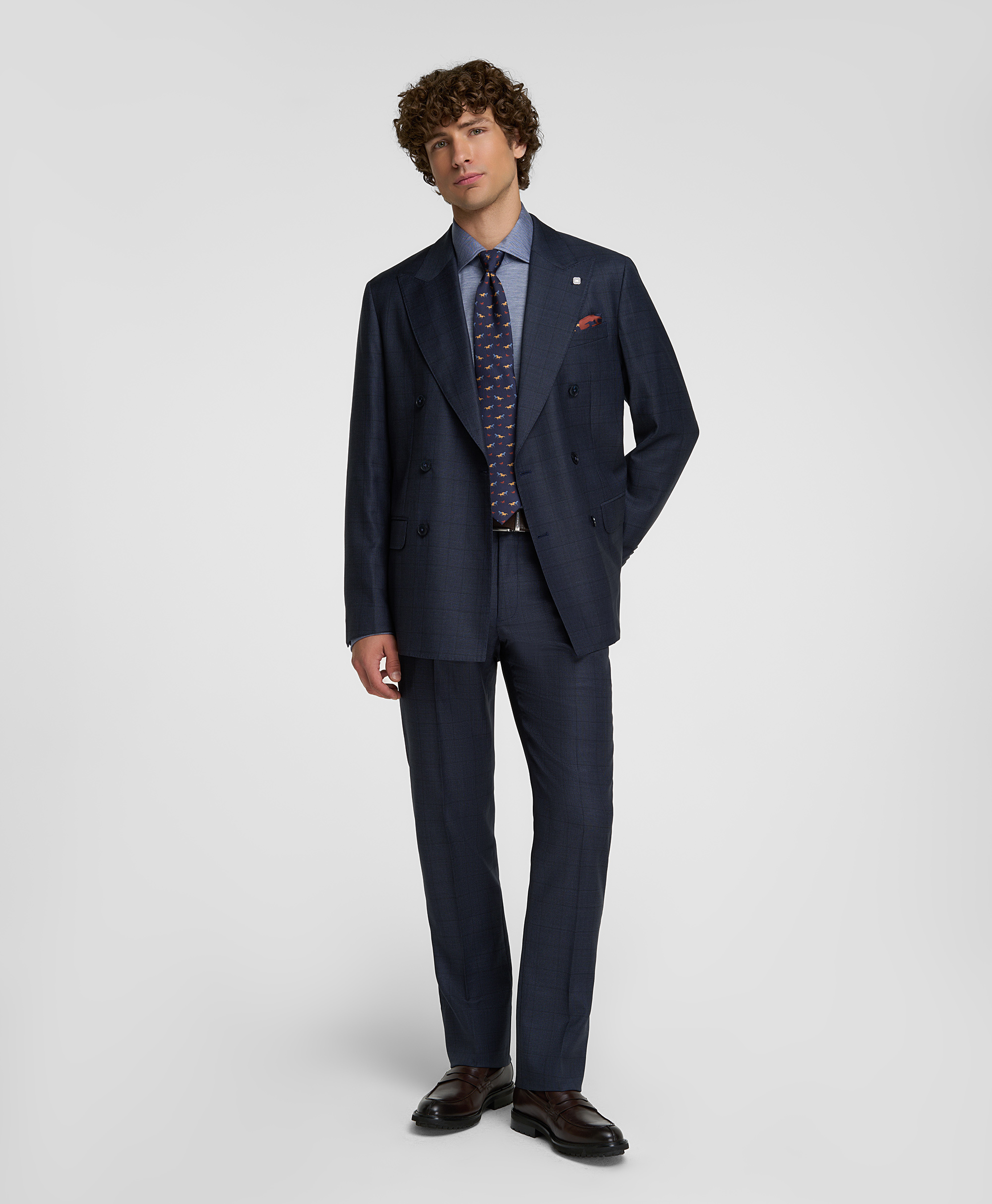 Пиджак костюмный, прямой силуэт