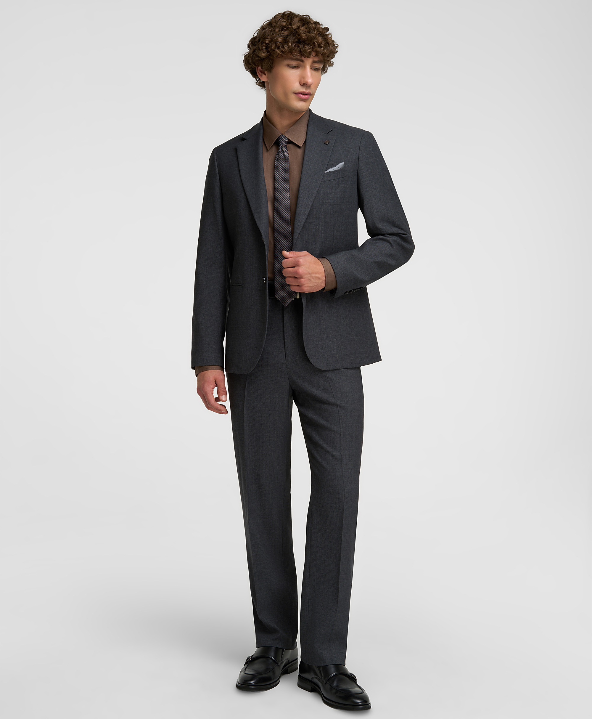 Пиджак костюмный HENDERSON Studio, прямой силуэт