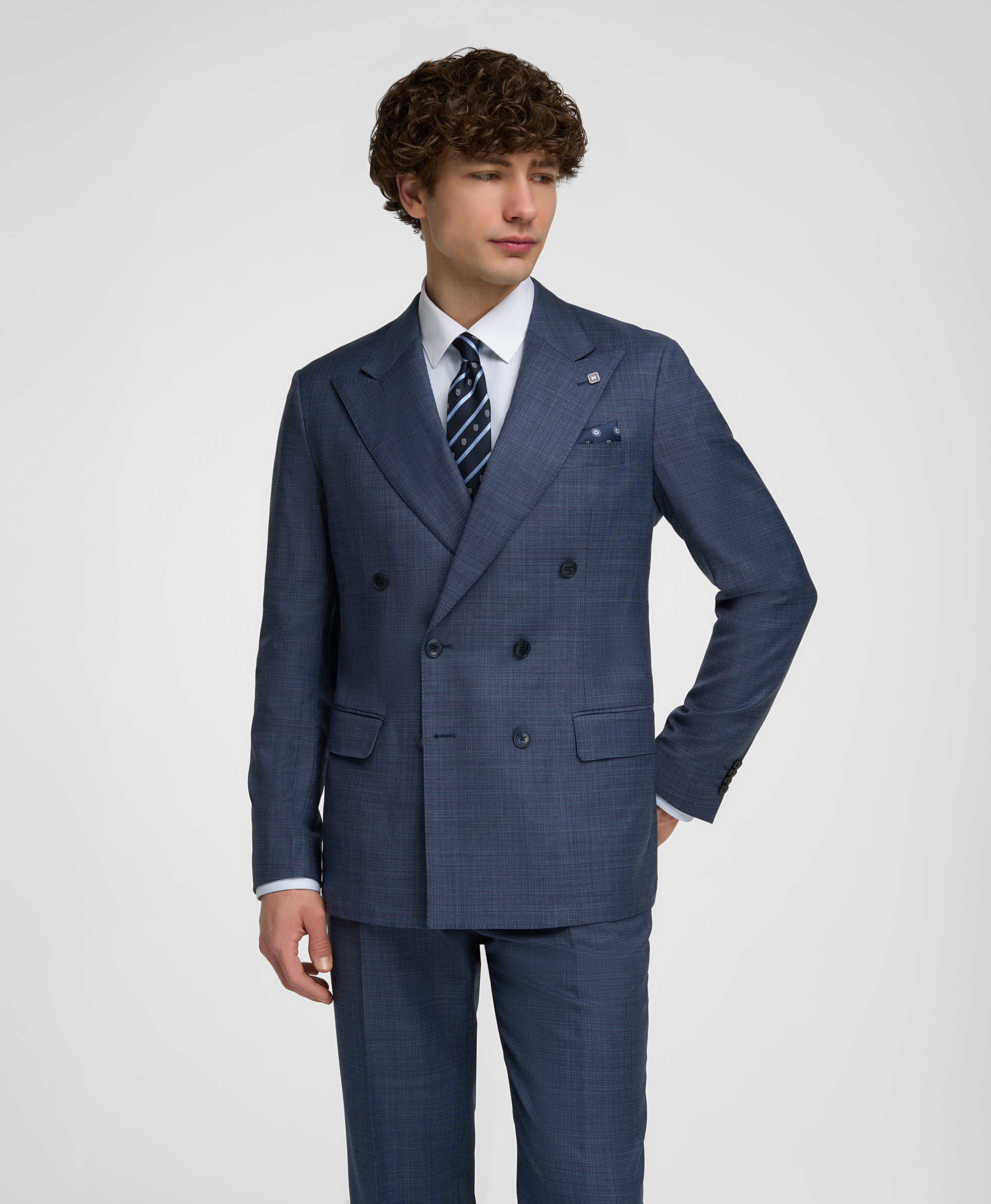 Пиджак костюмный, прямой силуэт