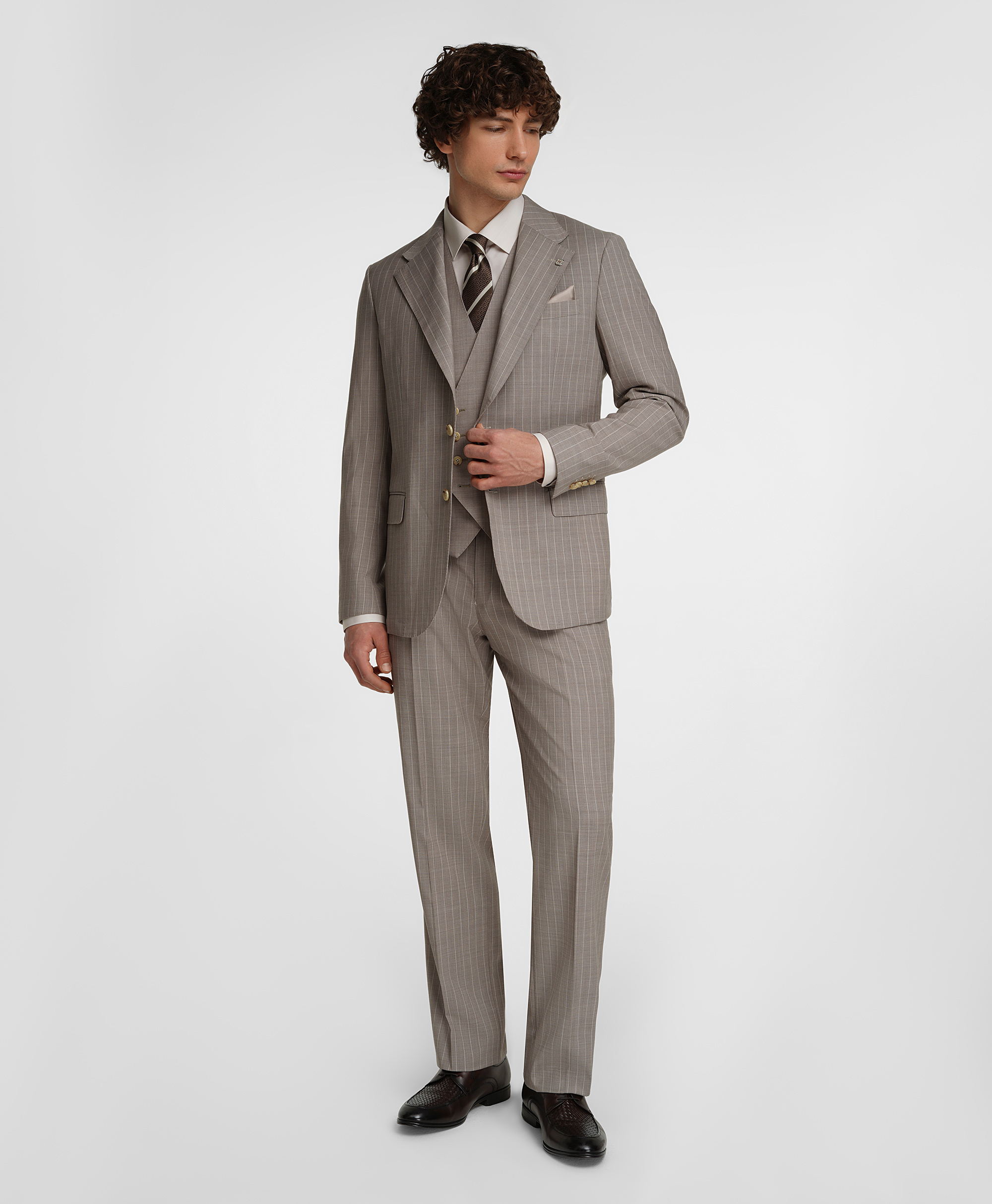 Пиджак костюмный, прямой силуэт