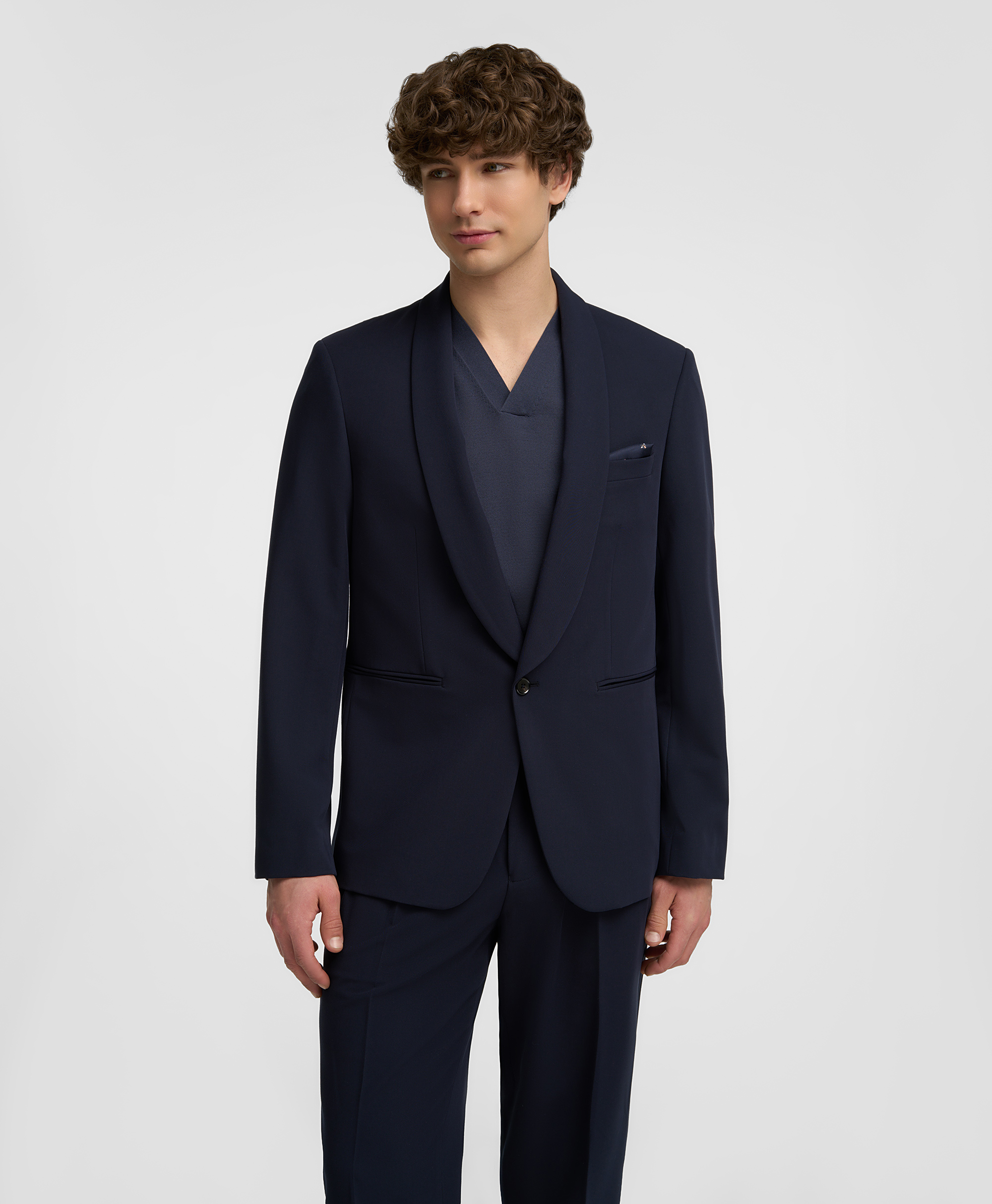 Пиджак костюмный HENDERSON Studio, прямой силуэт