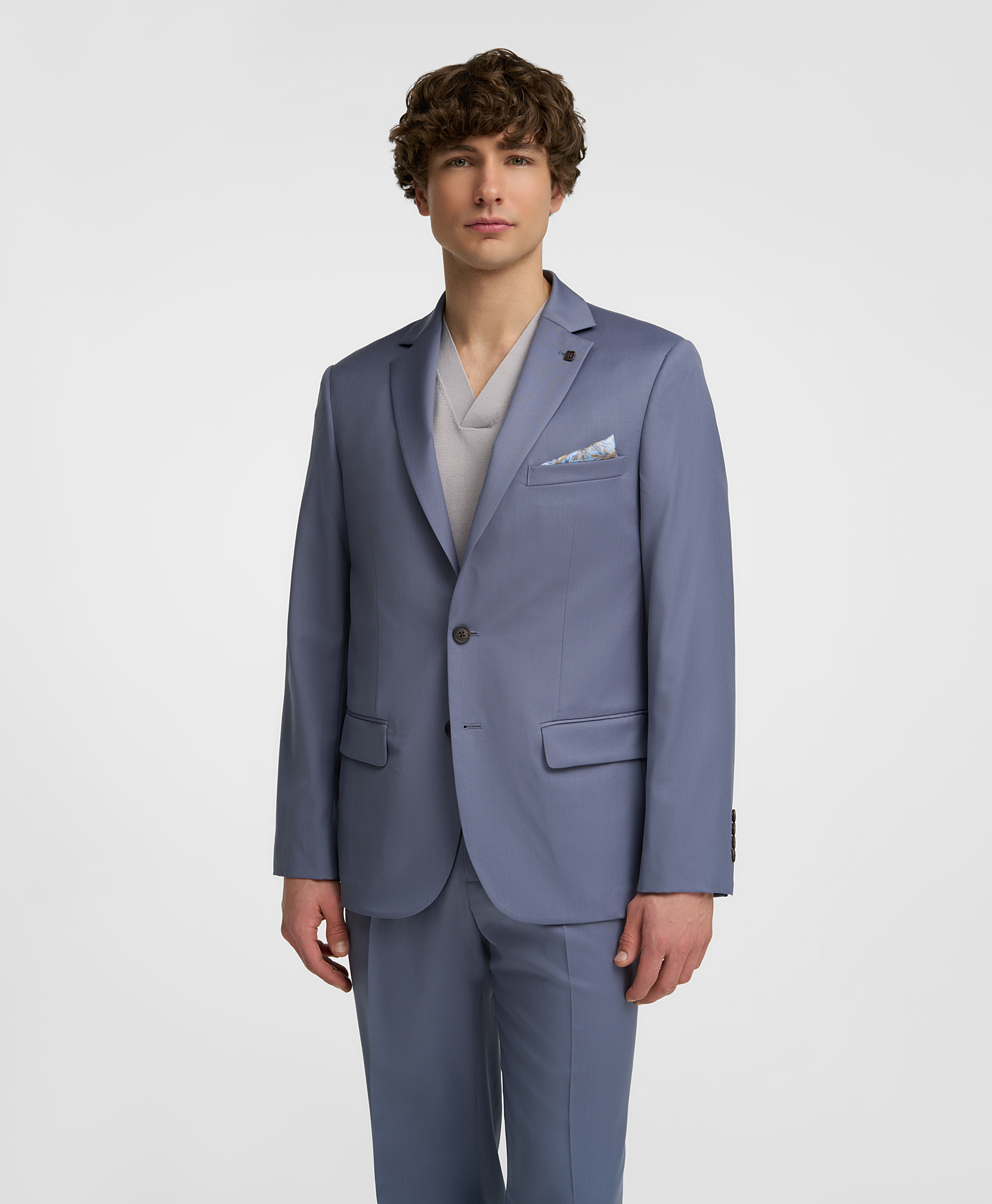 Пиджак костюмный HENDERSON Studio, прямой силуэт