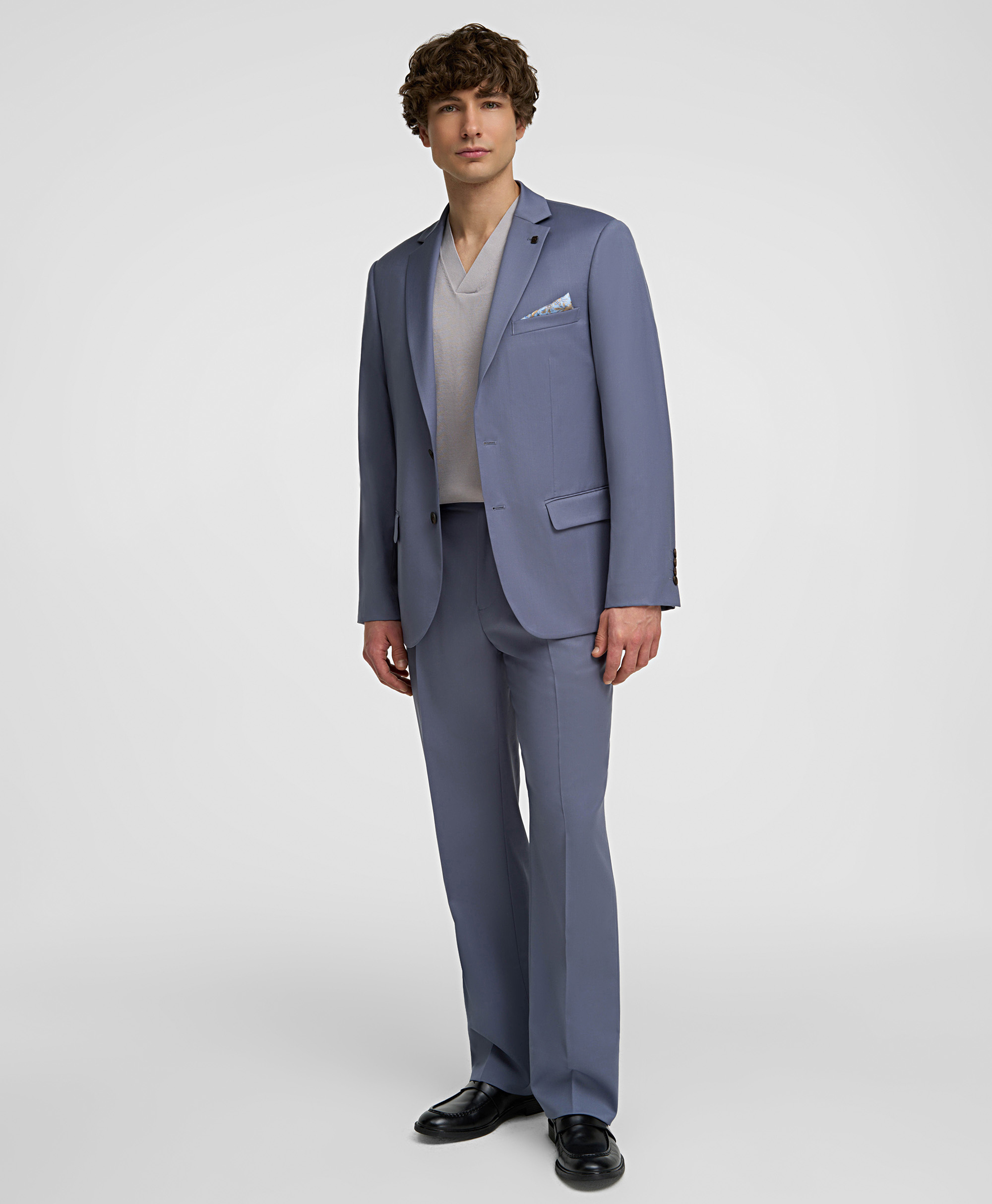 Пиджак костюмный HENDERSON Studio, прямой силуэт