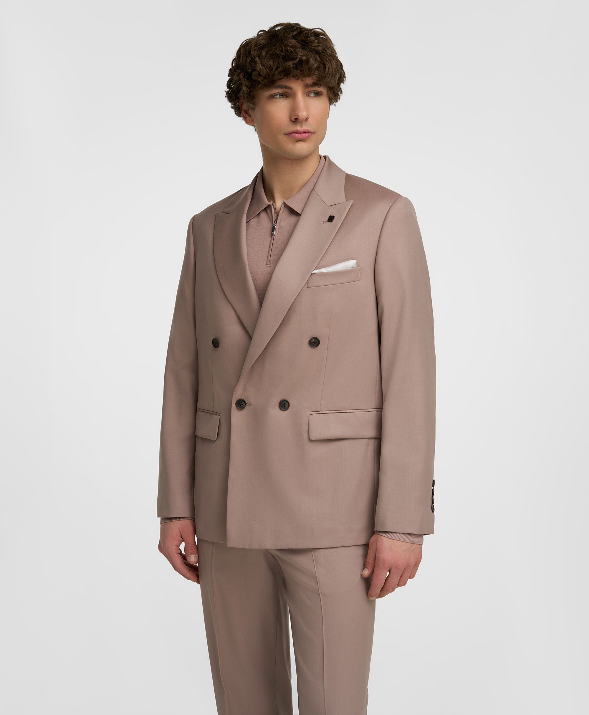 Пиджак костюмный HENDERSON Studio, прямой силуэт