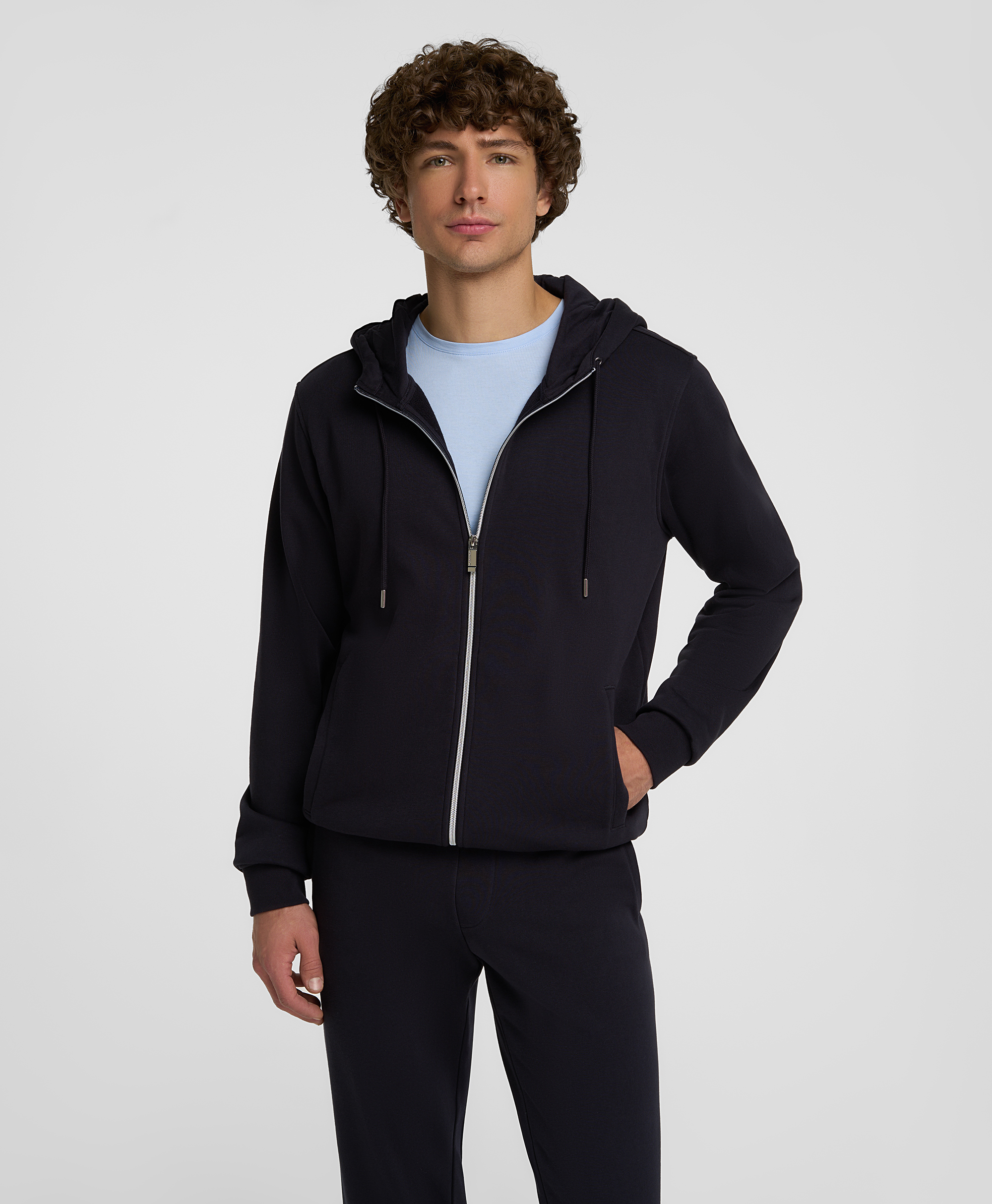 Толстовка-худи на молнии