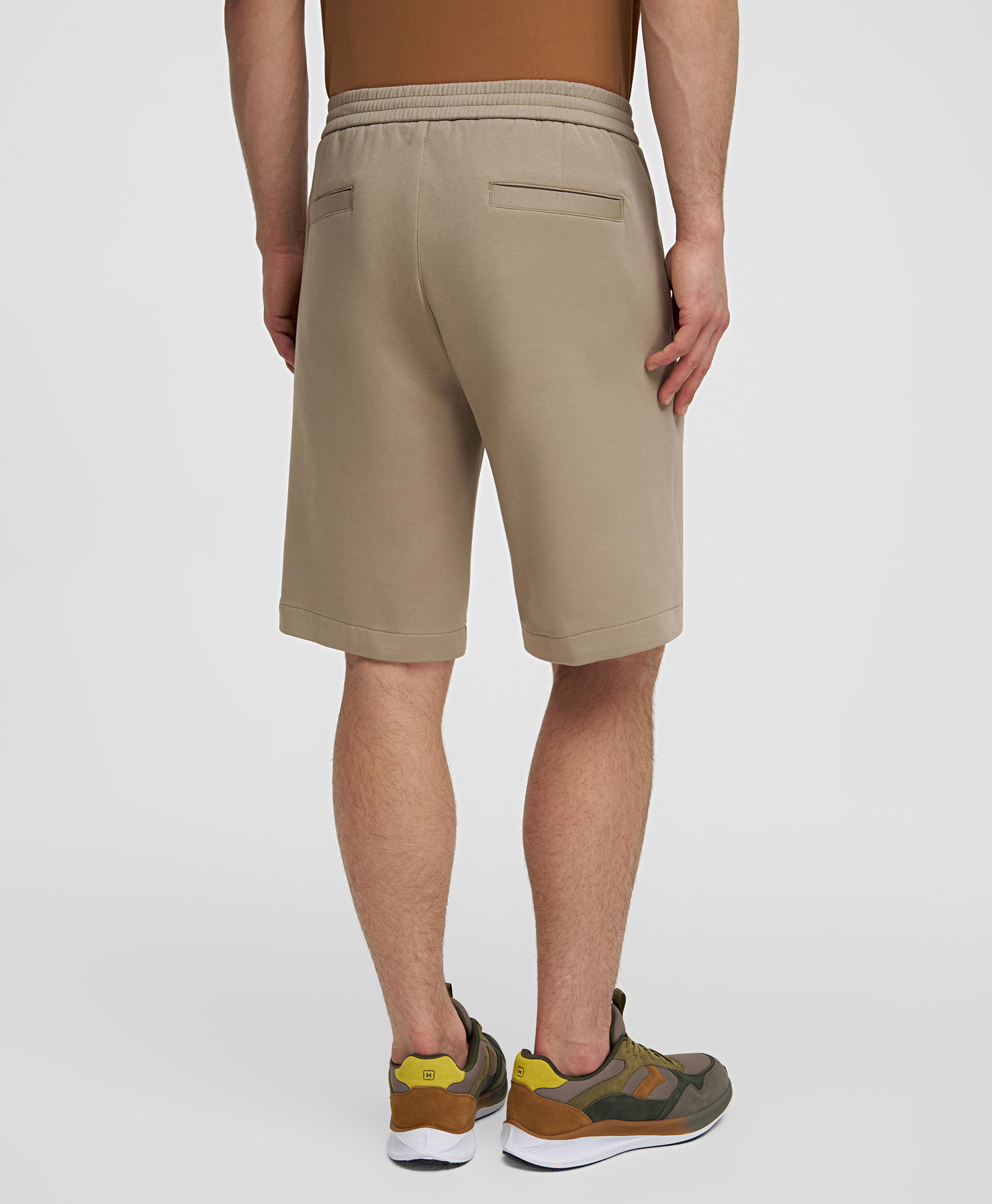 Шорты трикотажные удлинённые