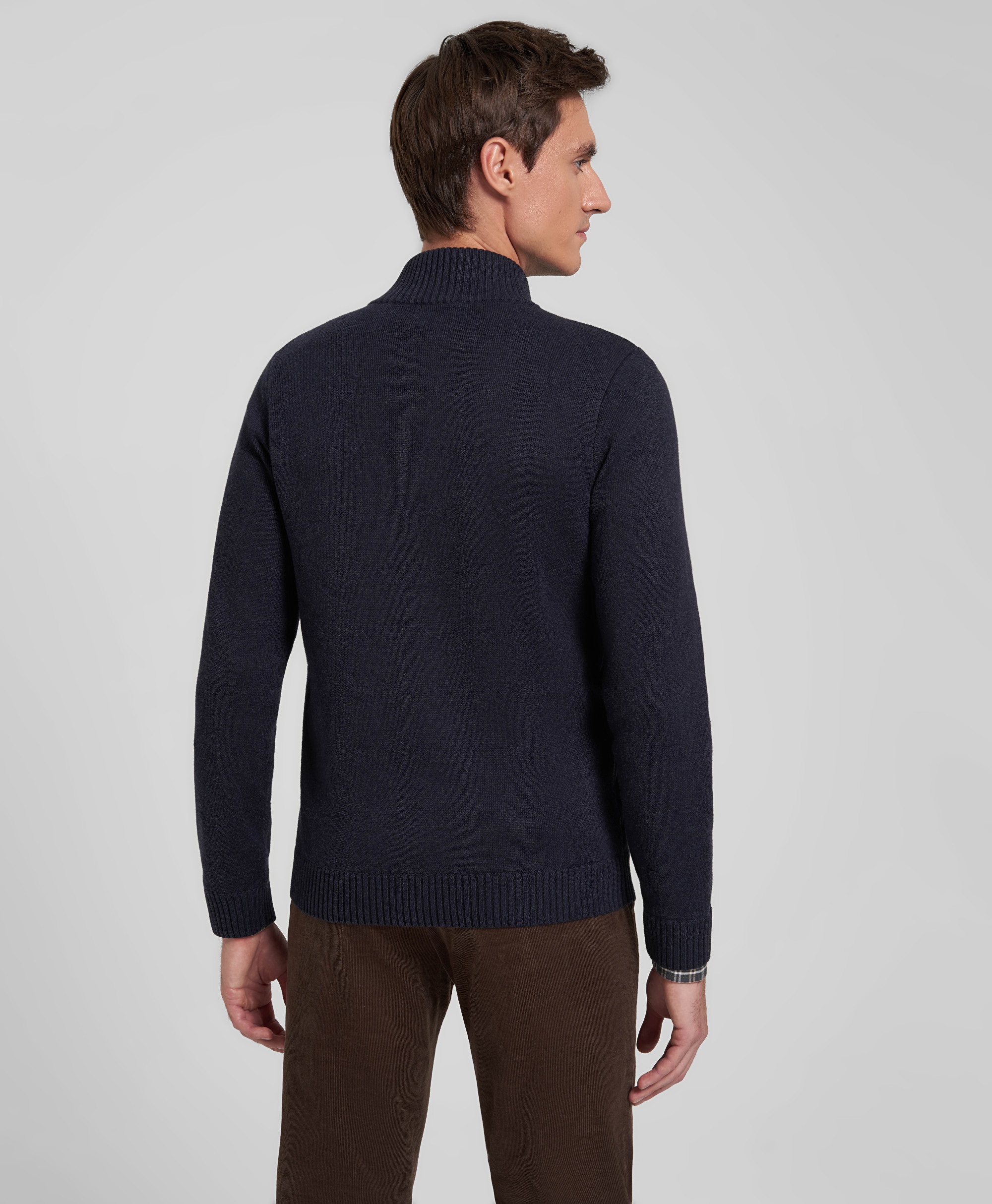 Кардиган трикотажный утеплённый