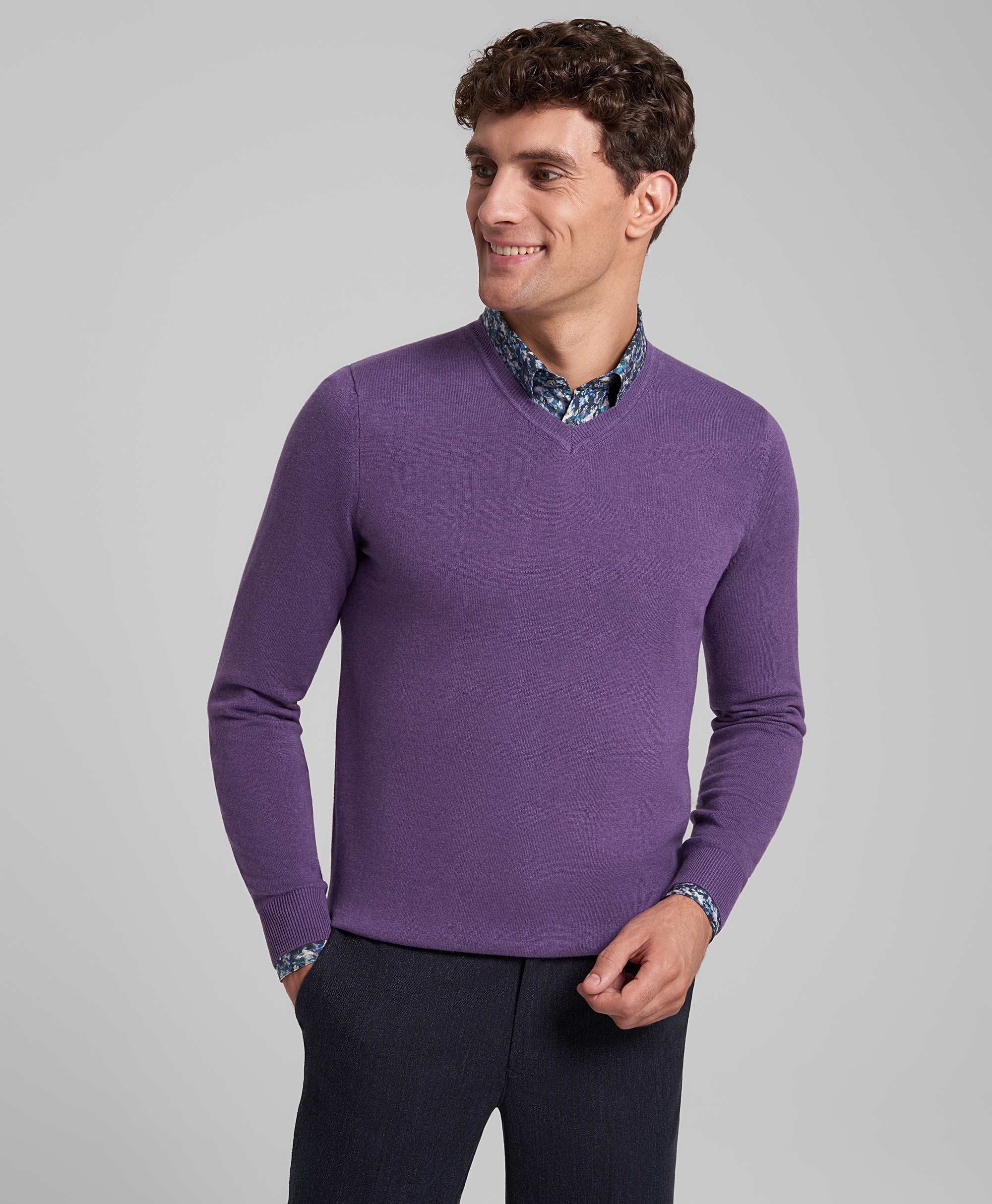 Пуловер трикотажный