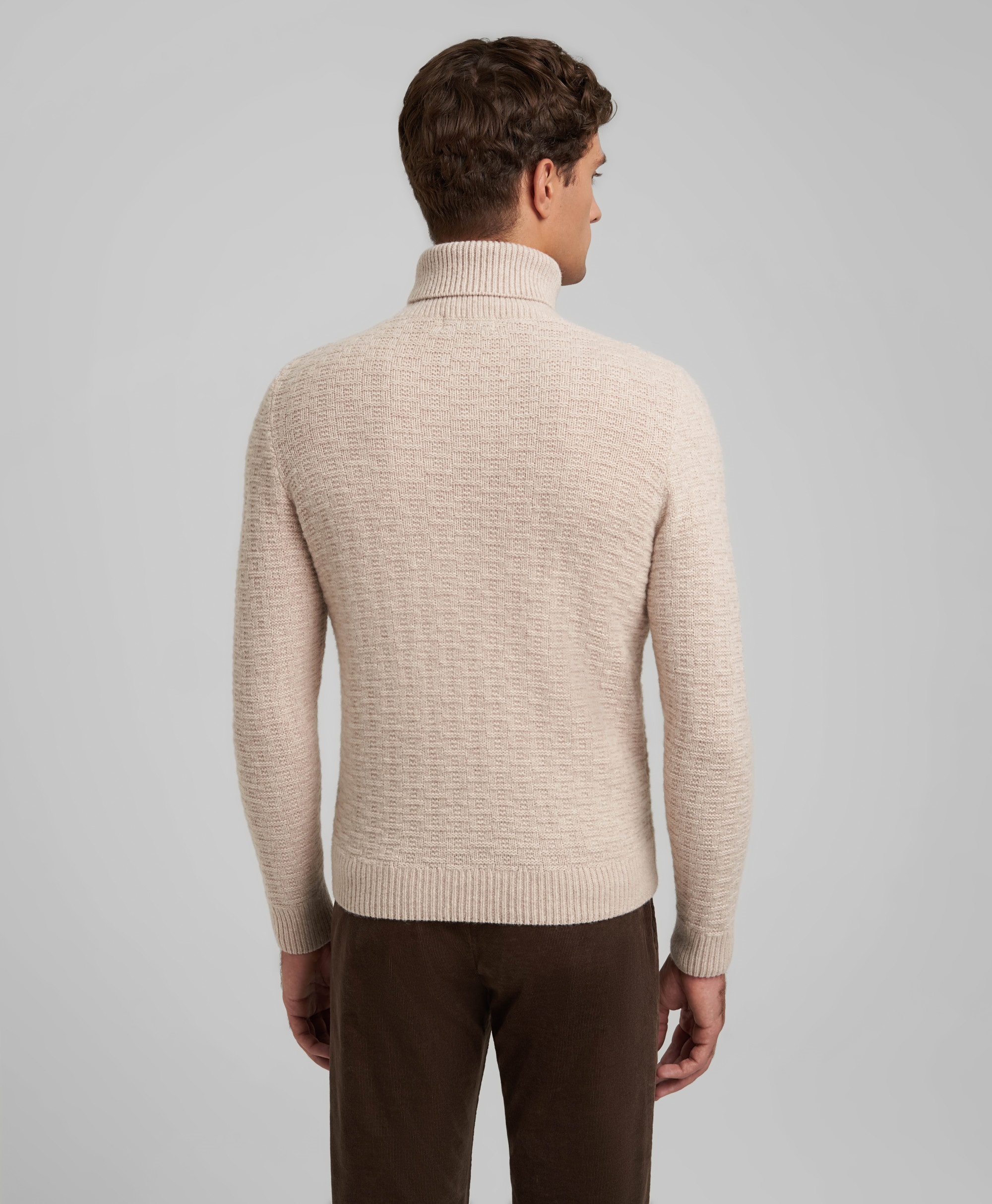 Водолазка трикотажная длинный рукав, вязаная