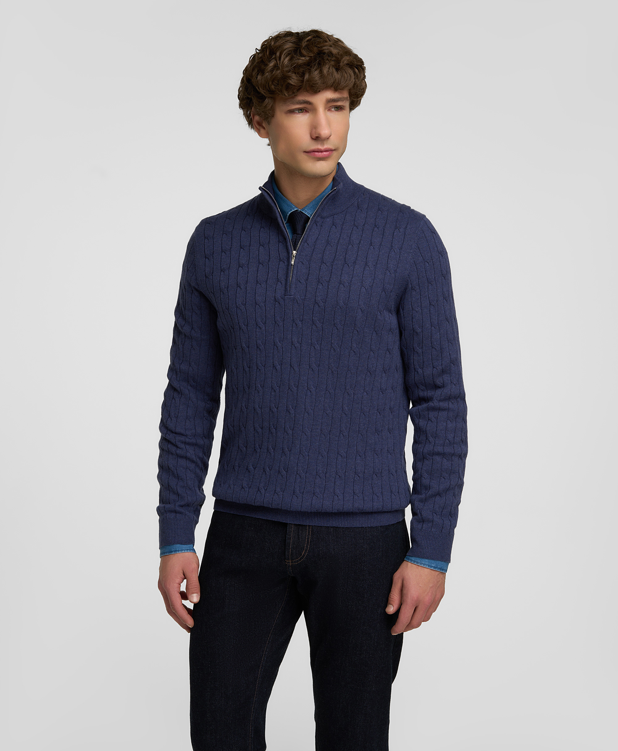 Пуловер трикотажный