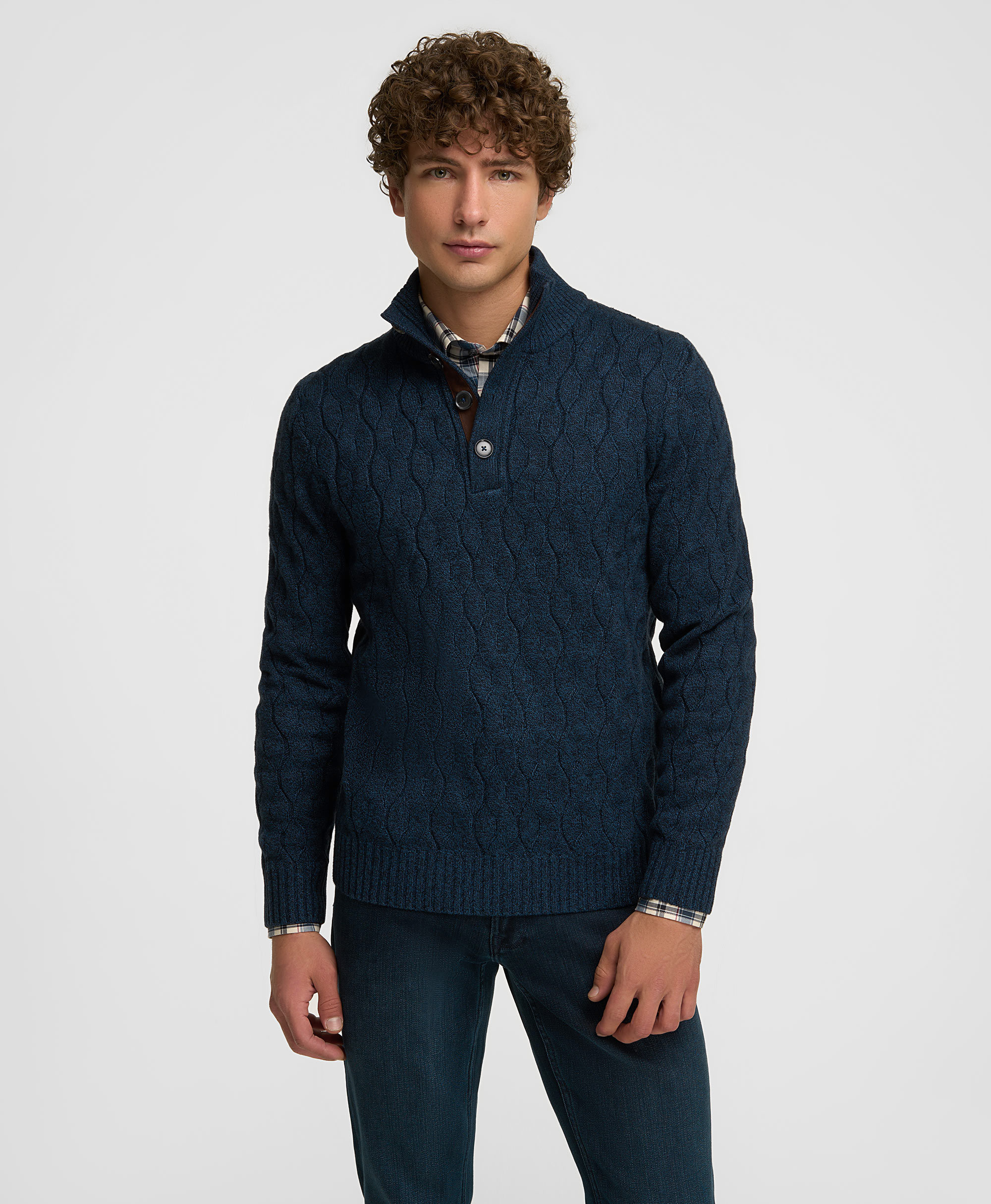 Пуловер трикотажный