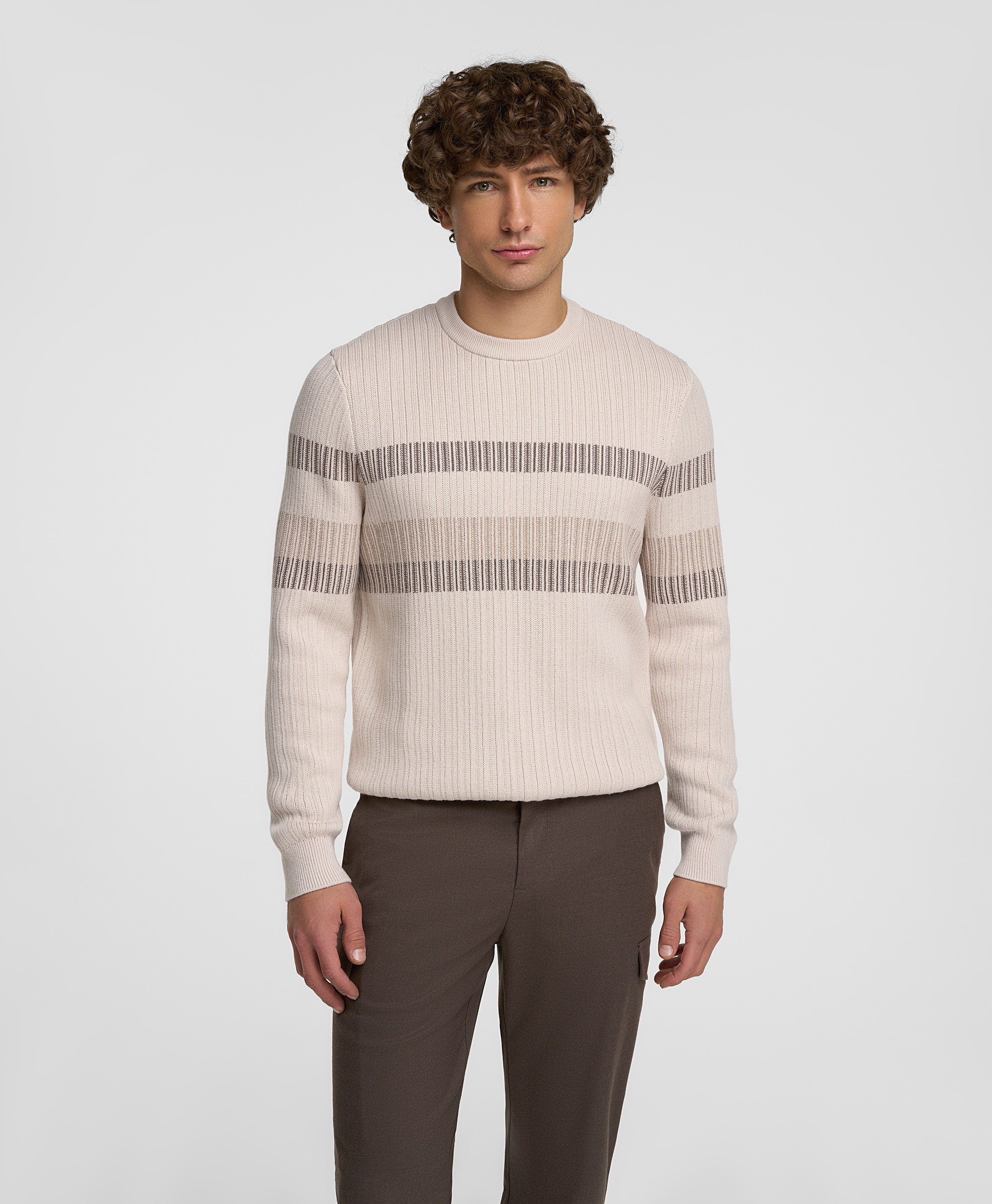 Пуловер трикотажный