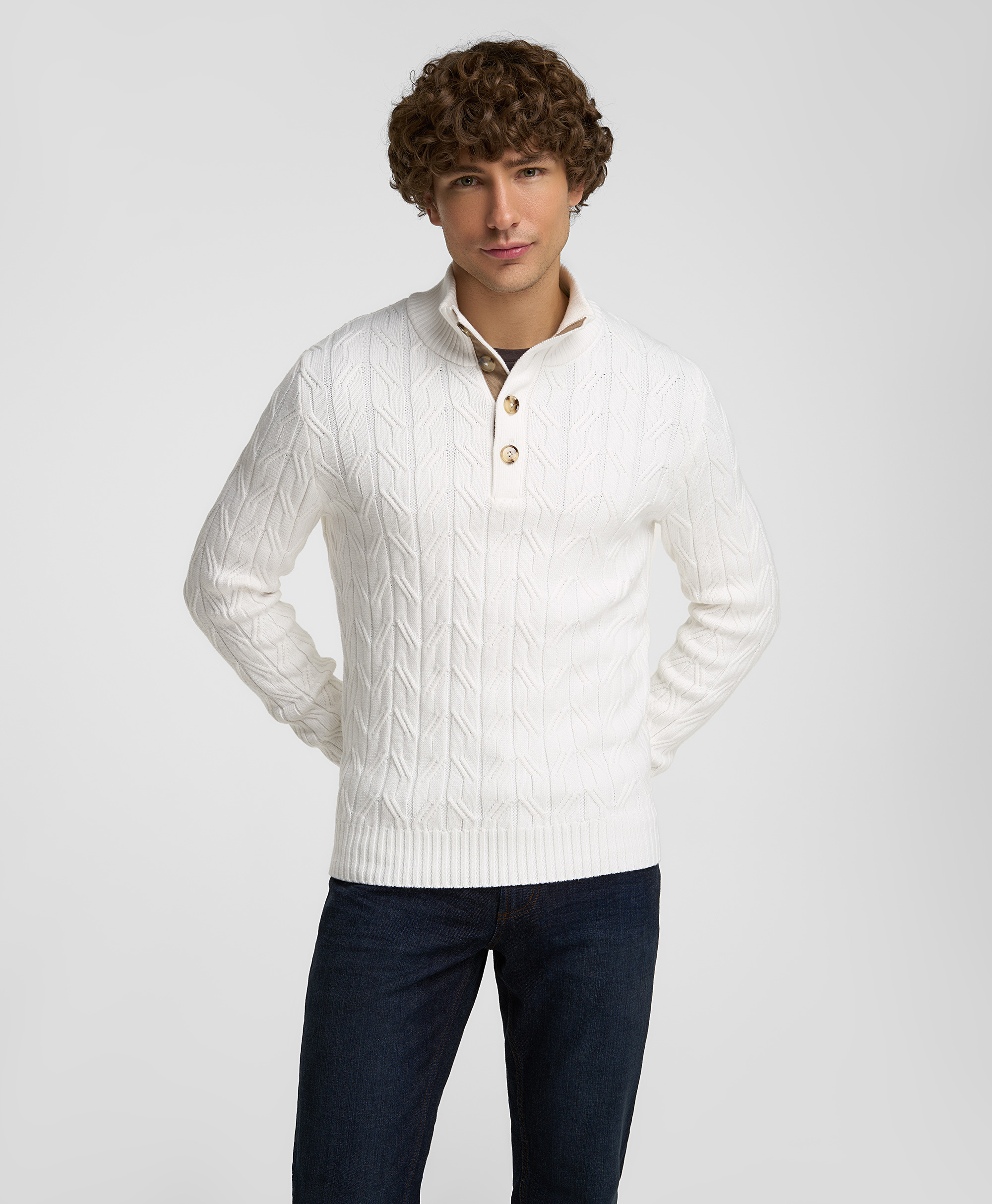 Пуловер трикотажный