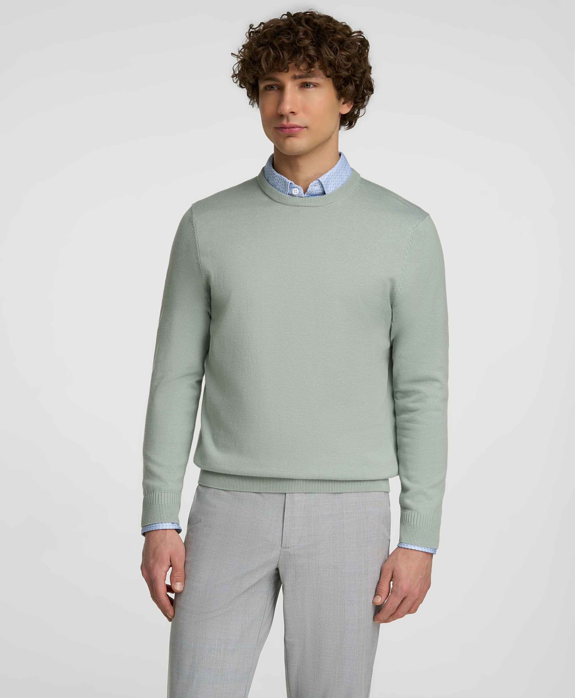 Пуловер трикотажный