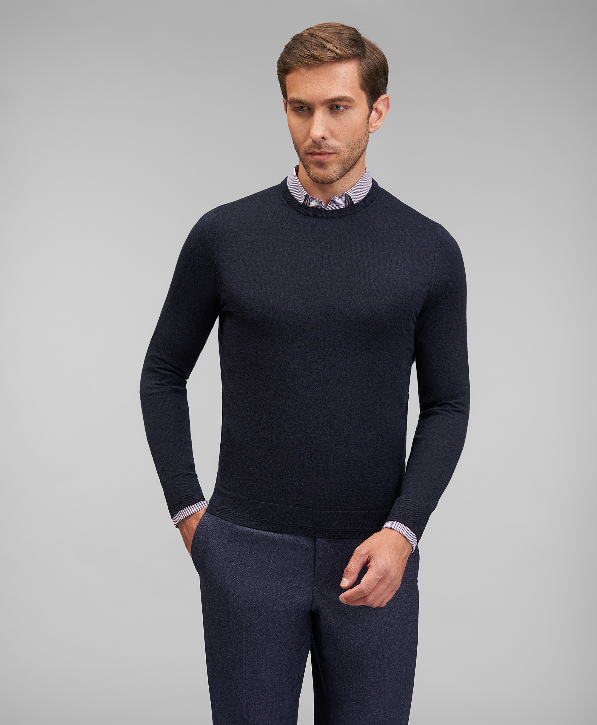 Пуловер трикотажный