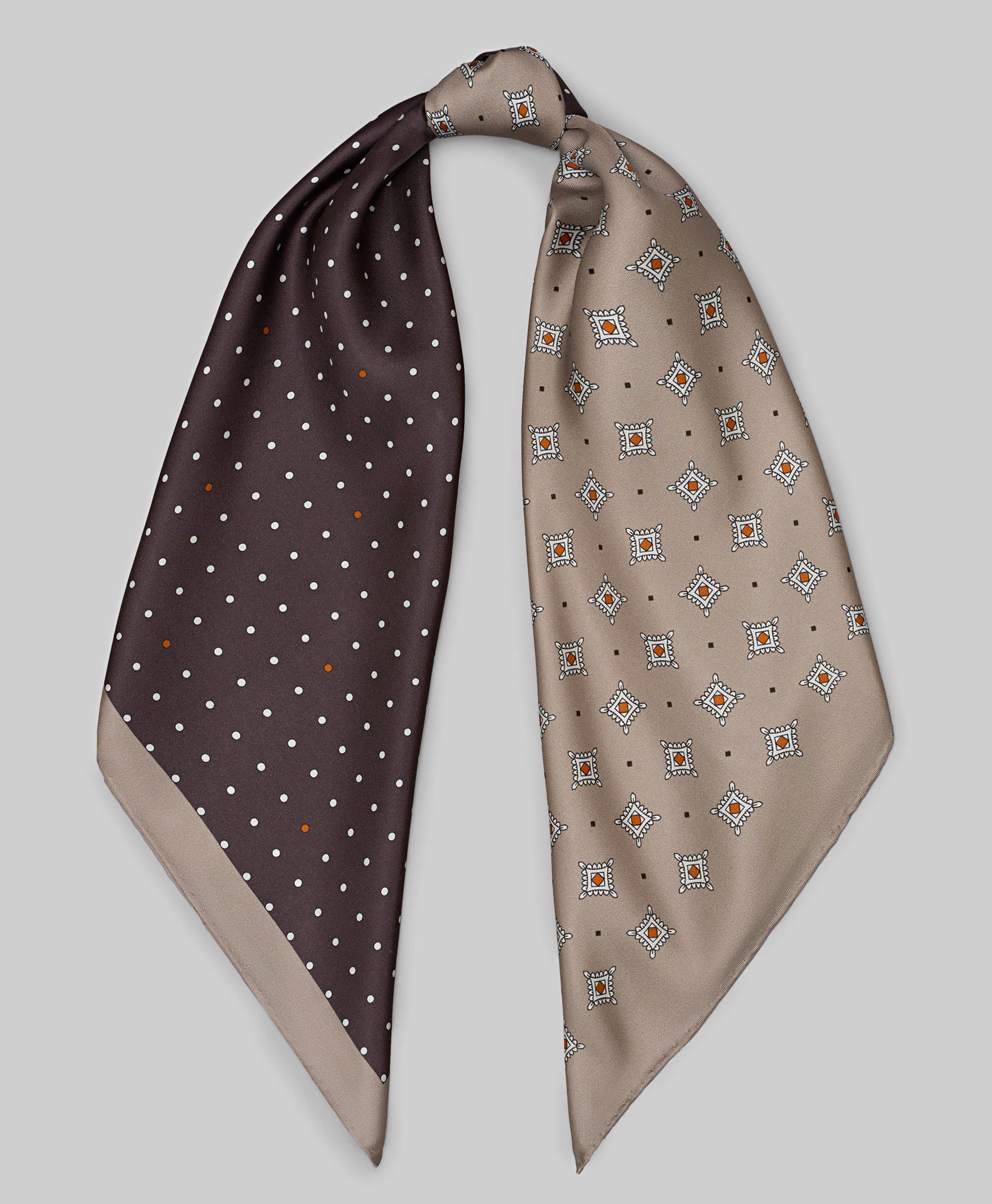 Платок шейный шелковый