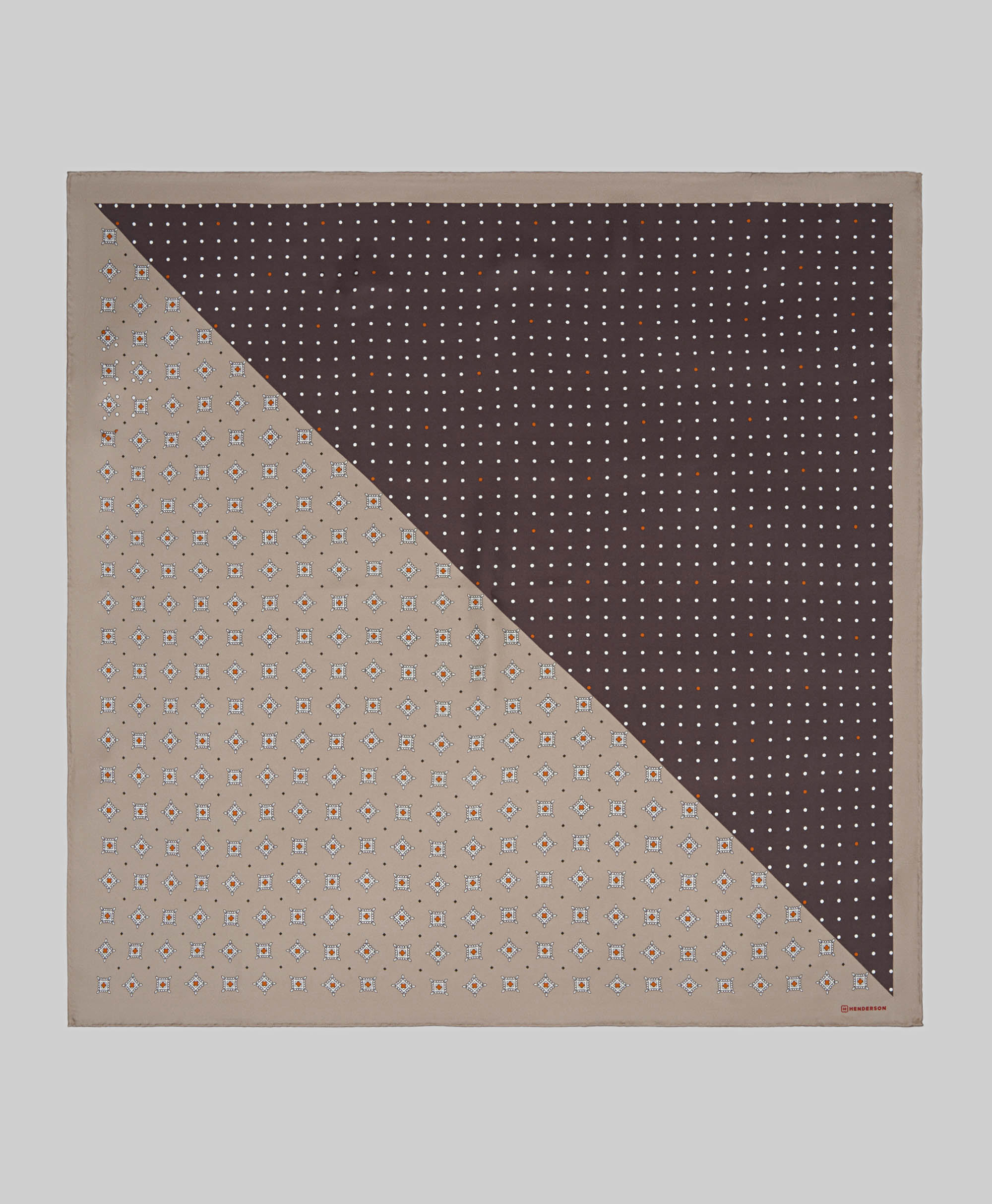 Платок шейный шелковый