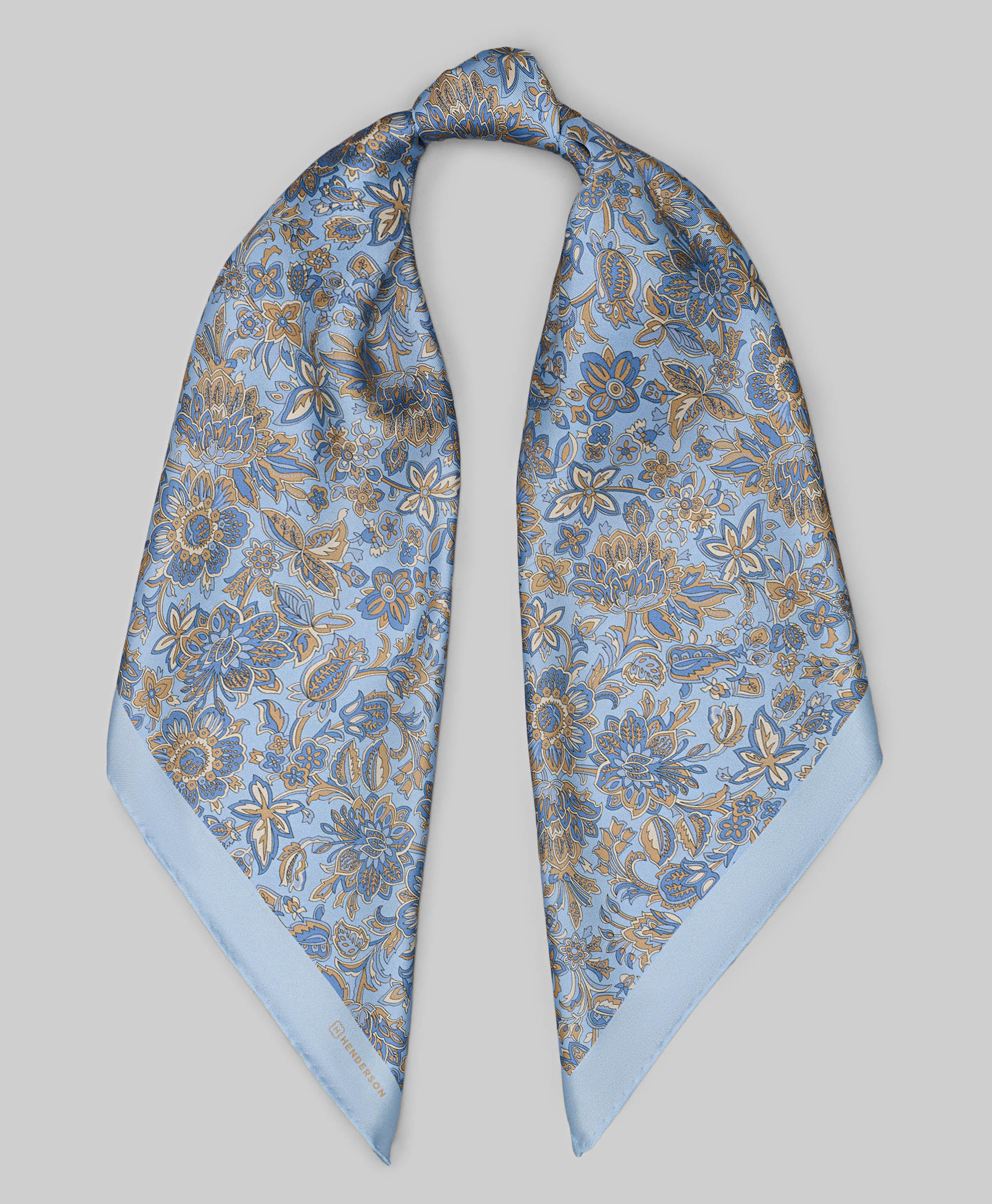 Платок шейный шелковый