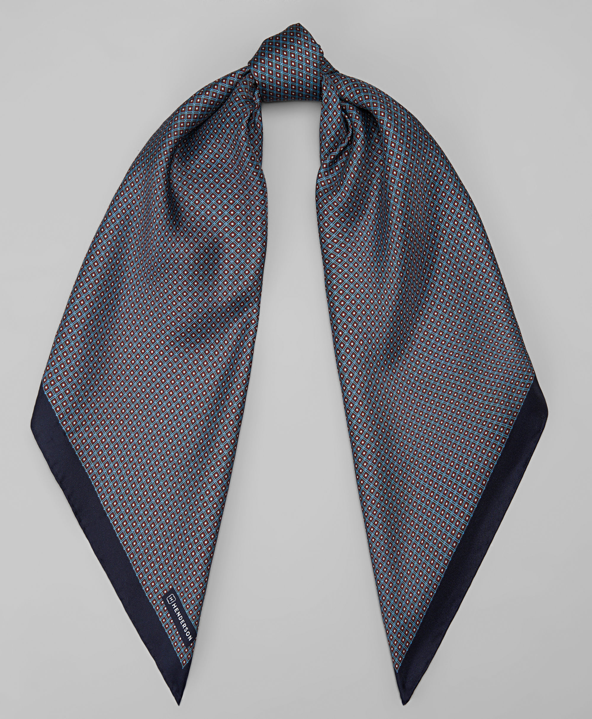 Платок шейный шелковый