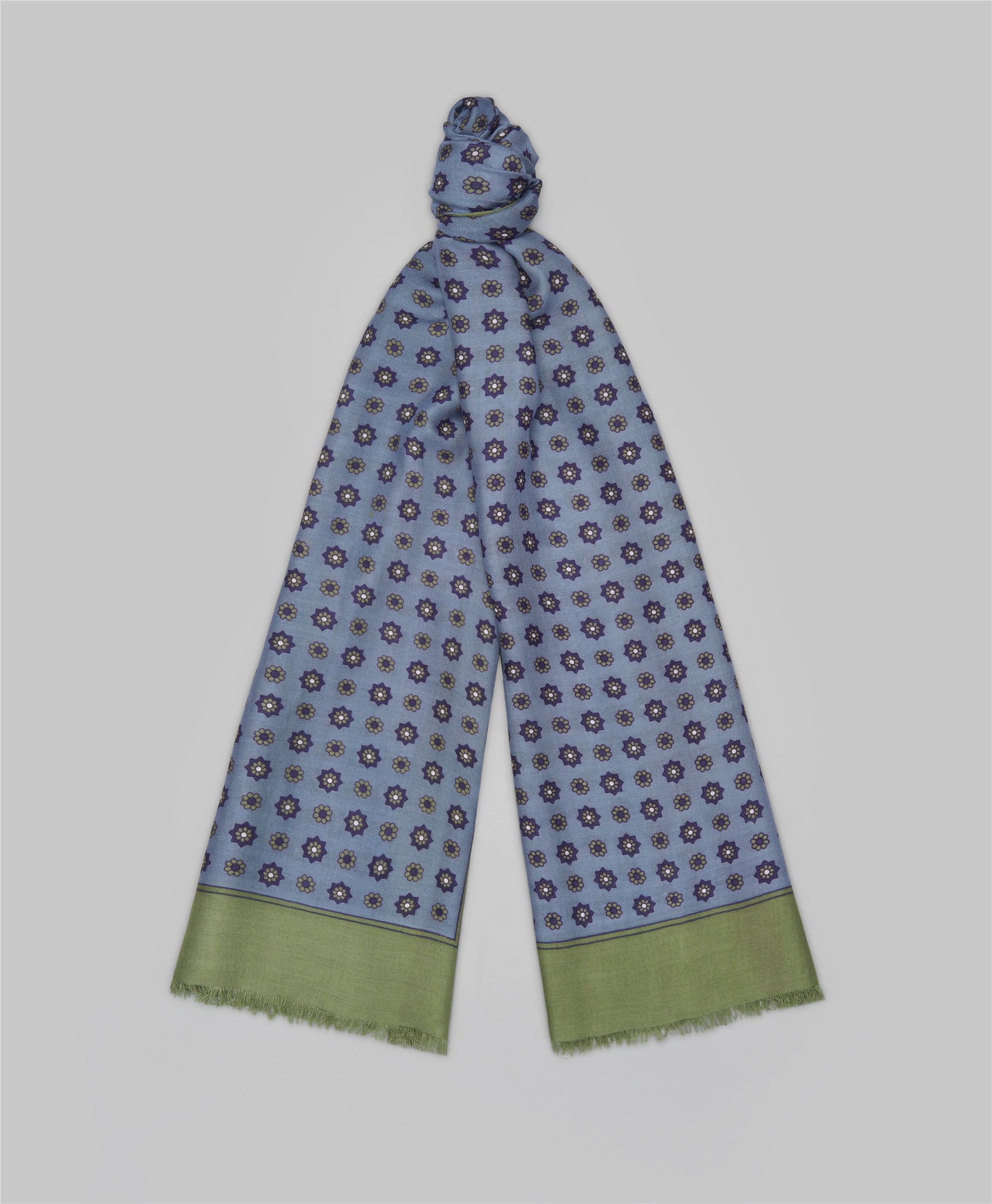 Палантин текстильный из 100% вискозы - размер 75 x 180 см