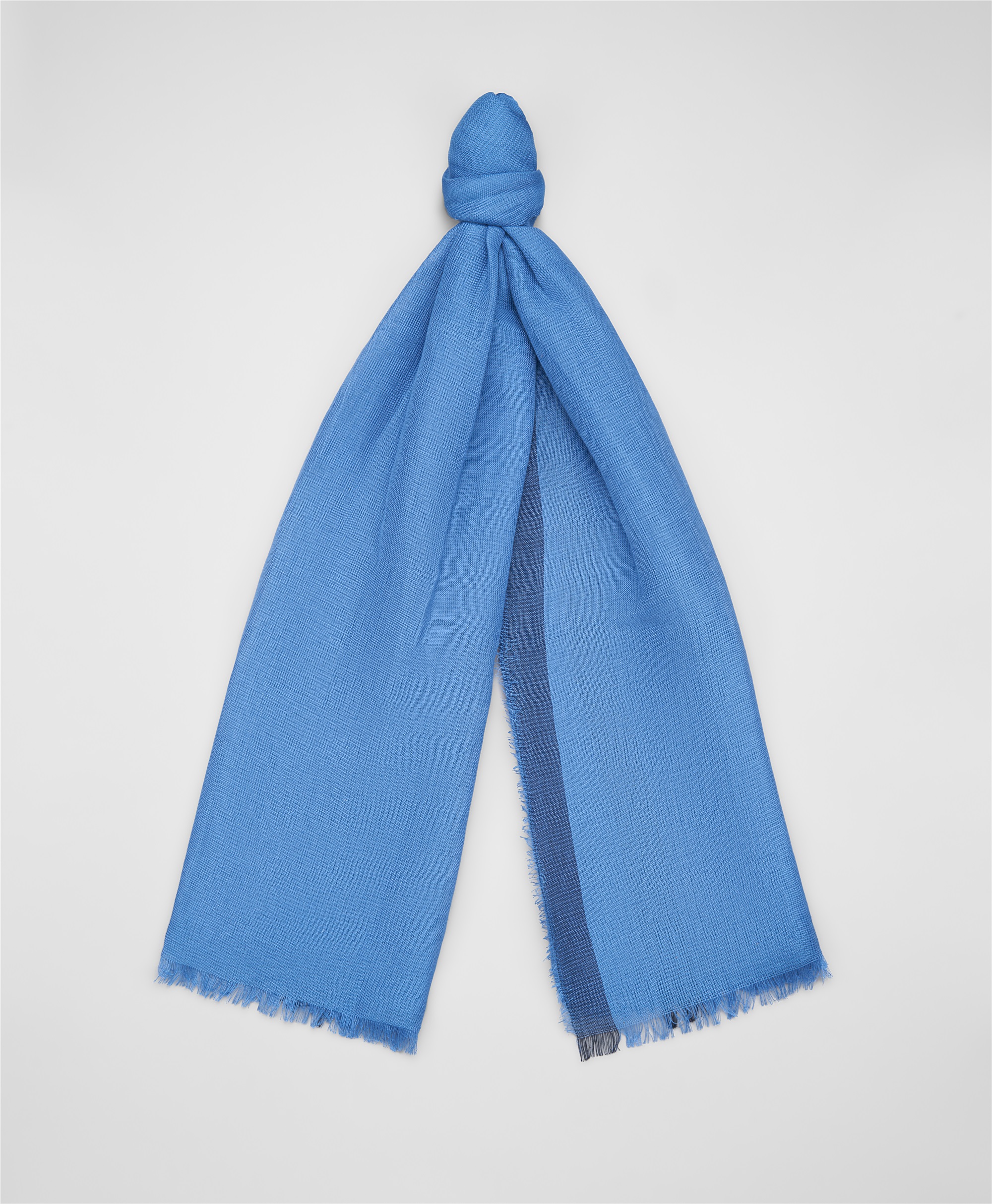 Шарф текстильный однотонный - размер 60 x 180 см