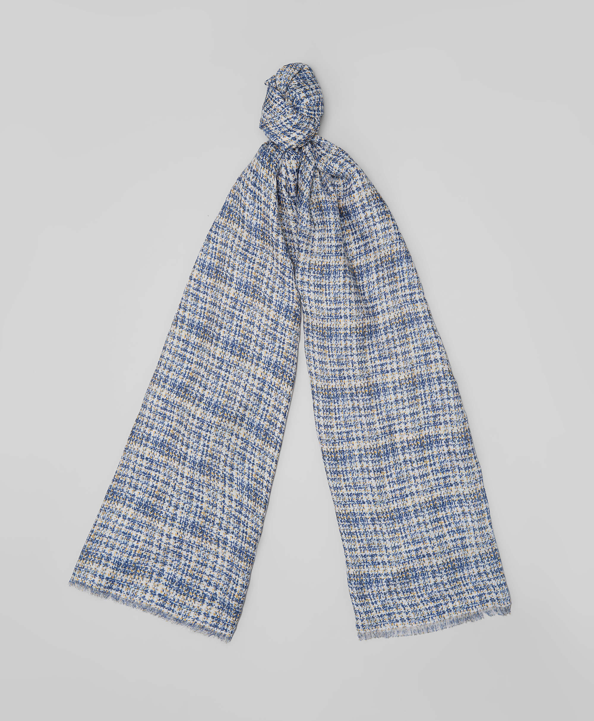 Шарф-палантин SF-0876 BLUE- купить в HENDERSON.RU, цена 3599.00