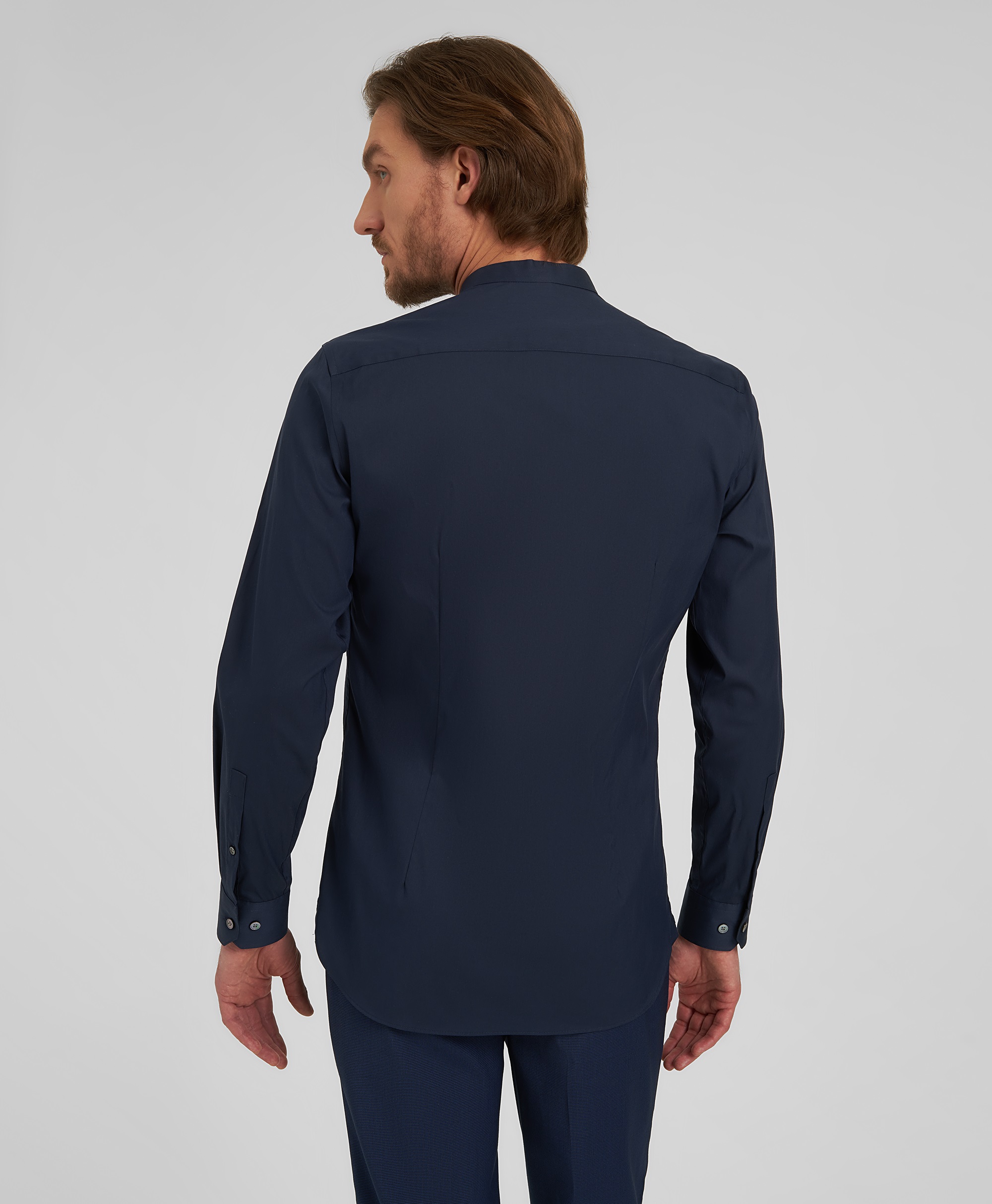 Рубашка из ткани стрейч, прилегающий силуэт