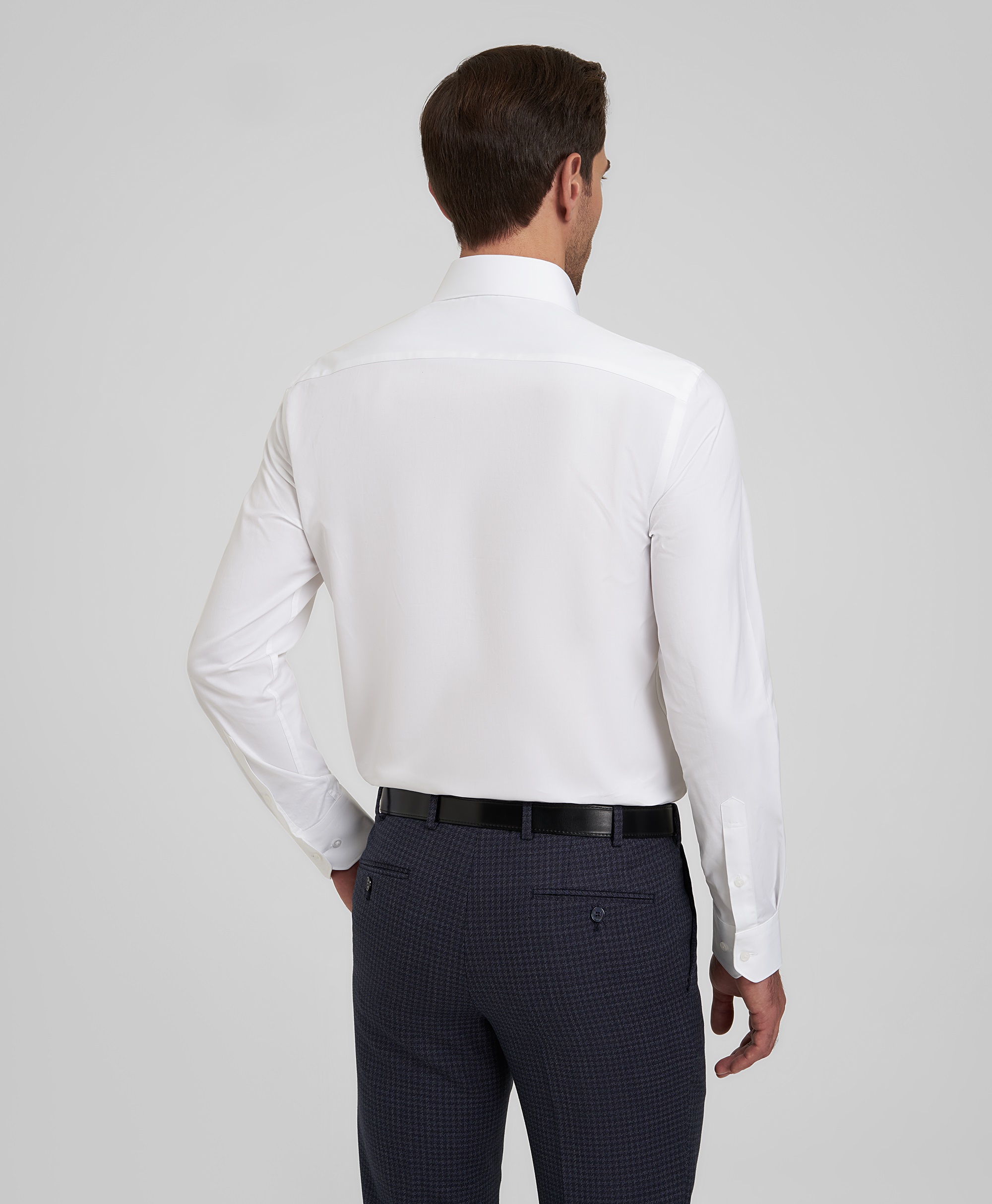 Рубашка хлопковая с обработкой антивирус, прямой силуэт