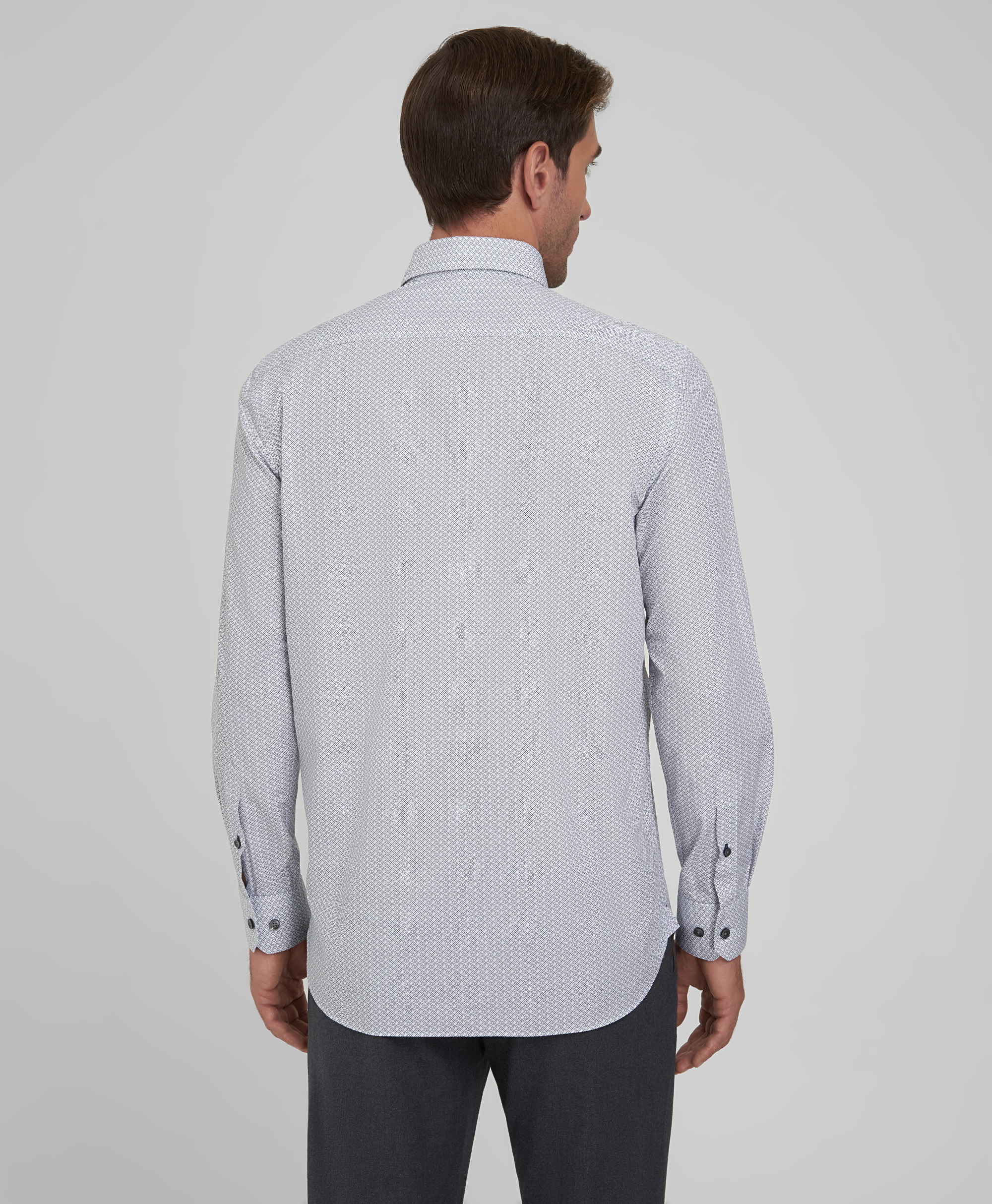 Рубашка прямого кроя из 100% хлопка