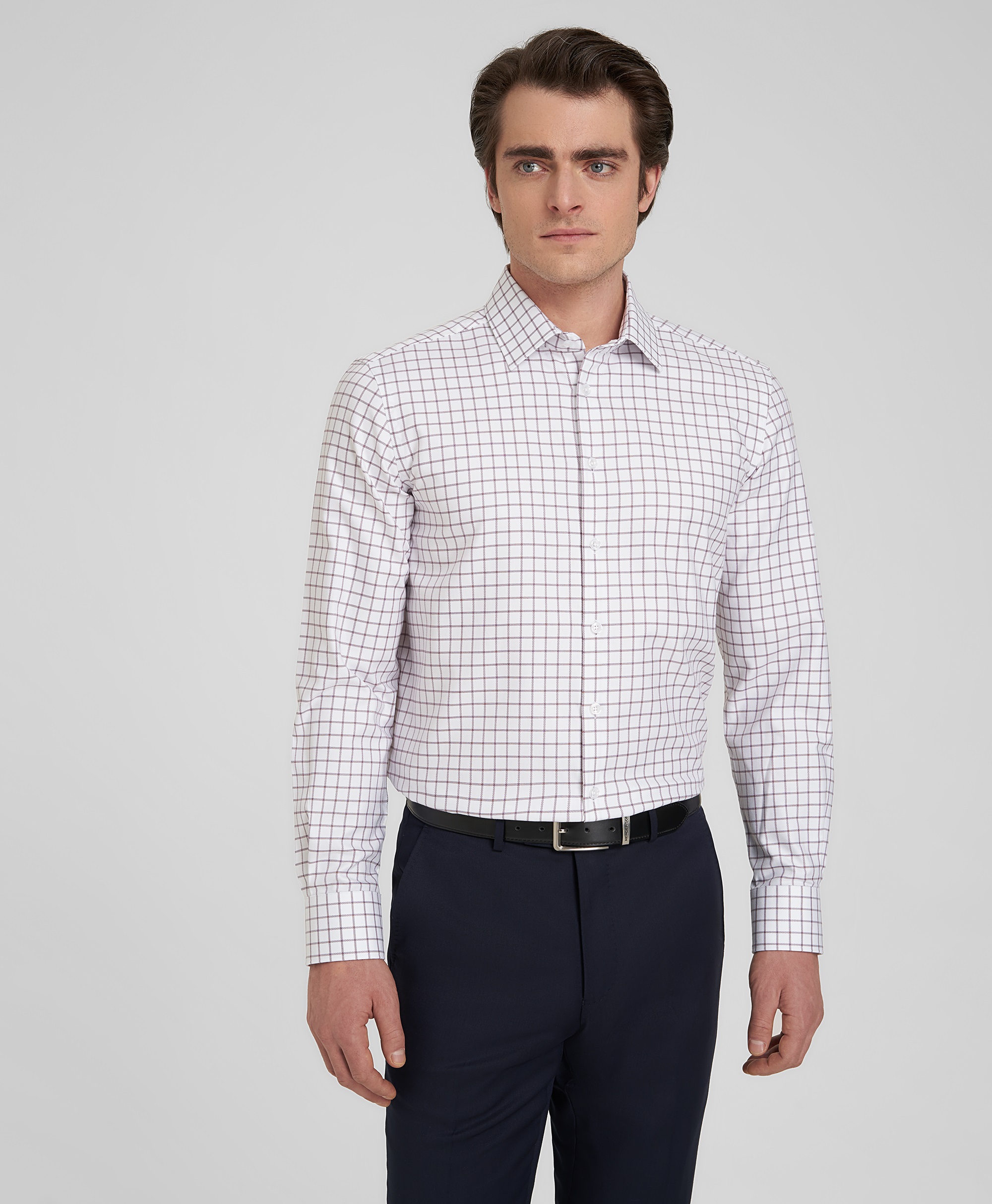 Рубашка прямого кроя из 100% хлопка