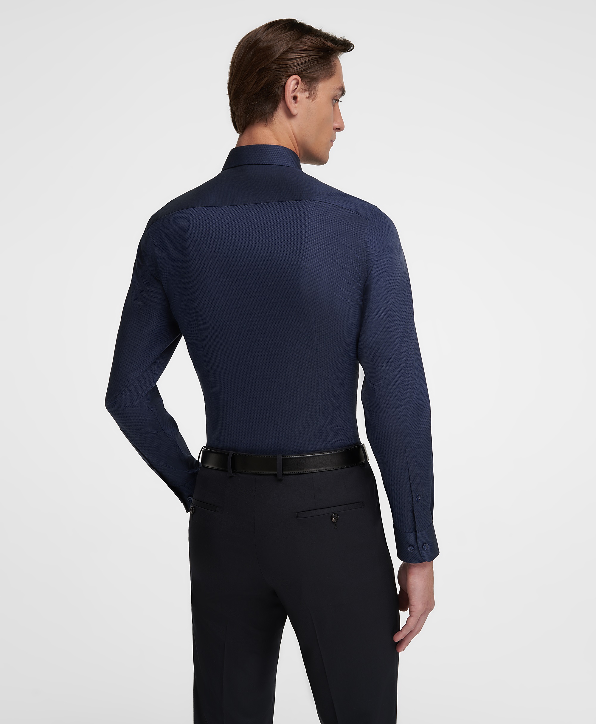 Рубашка из ткани стрейч, полуприлегающий силуэт