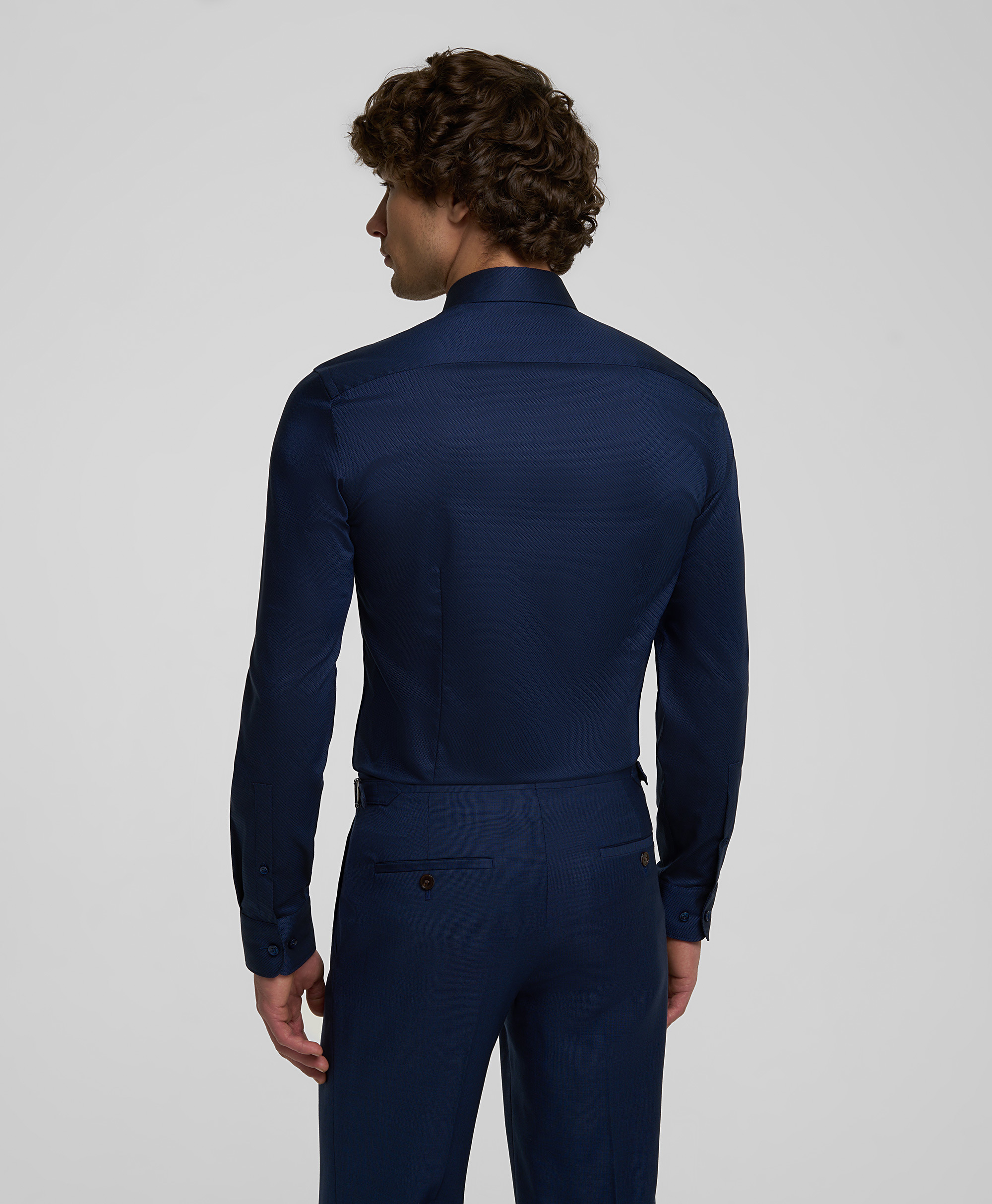 Рубашка из ткани стрейч, полуприлегающий силуэт