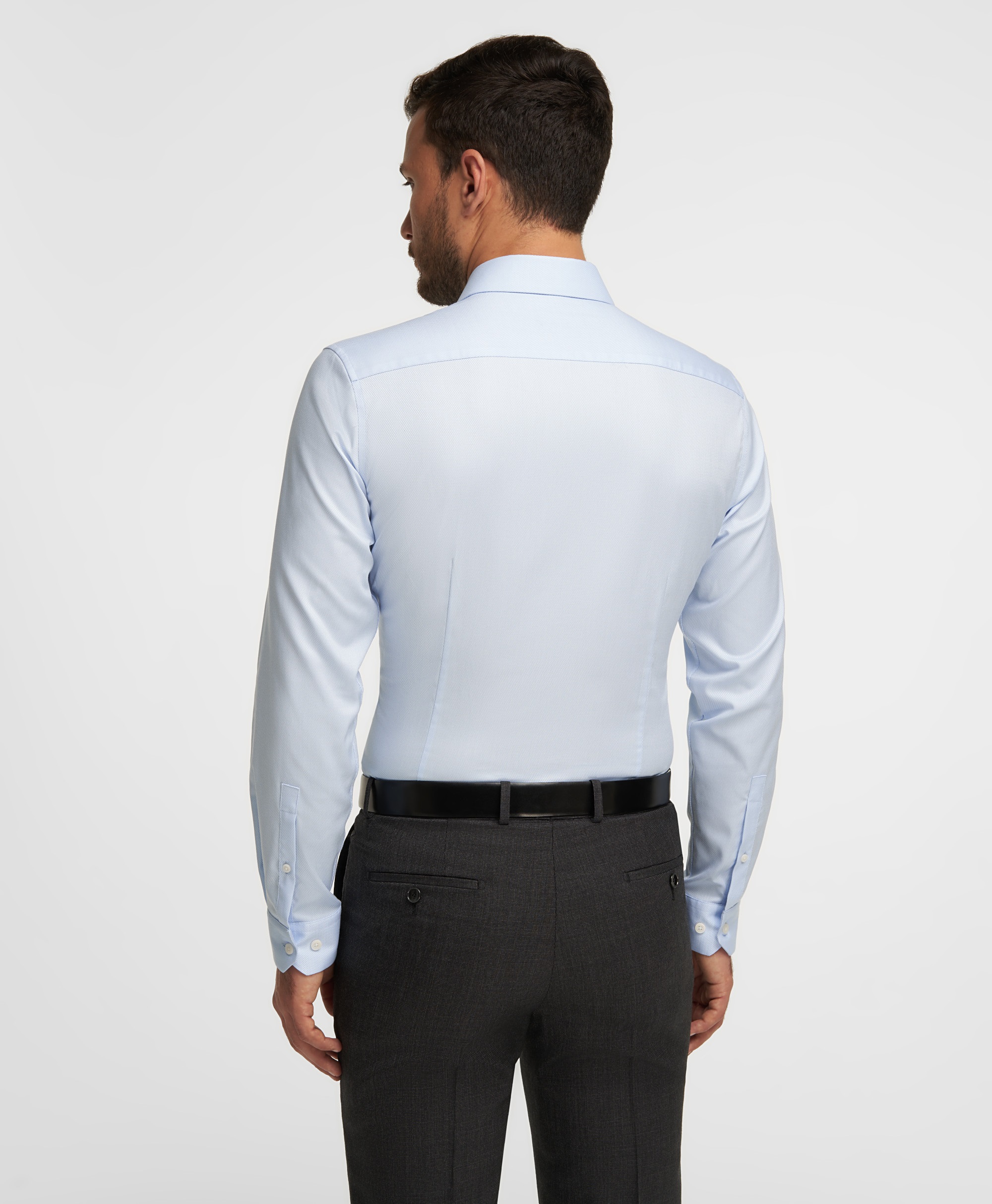 Рубашка из ткани стрейч, прилегающий силуэт