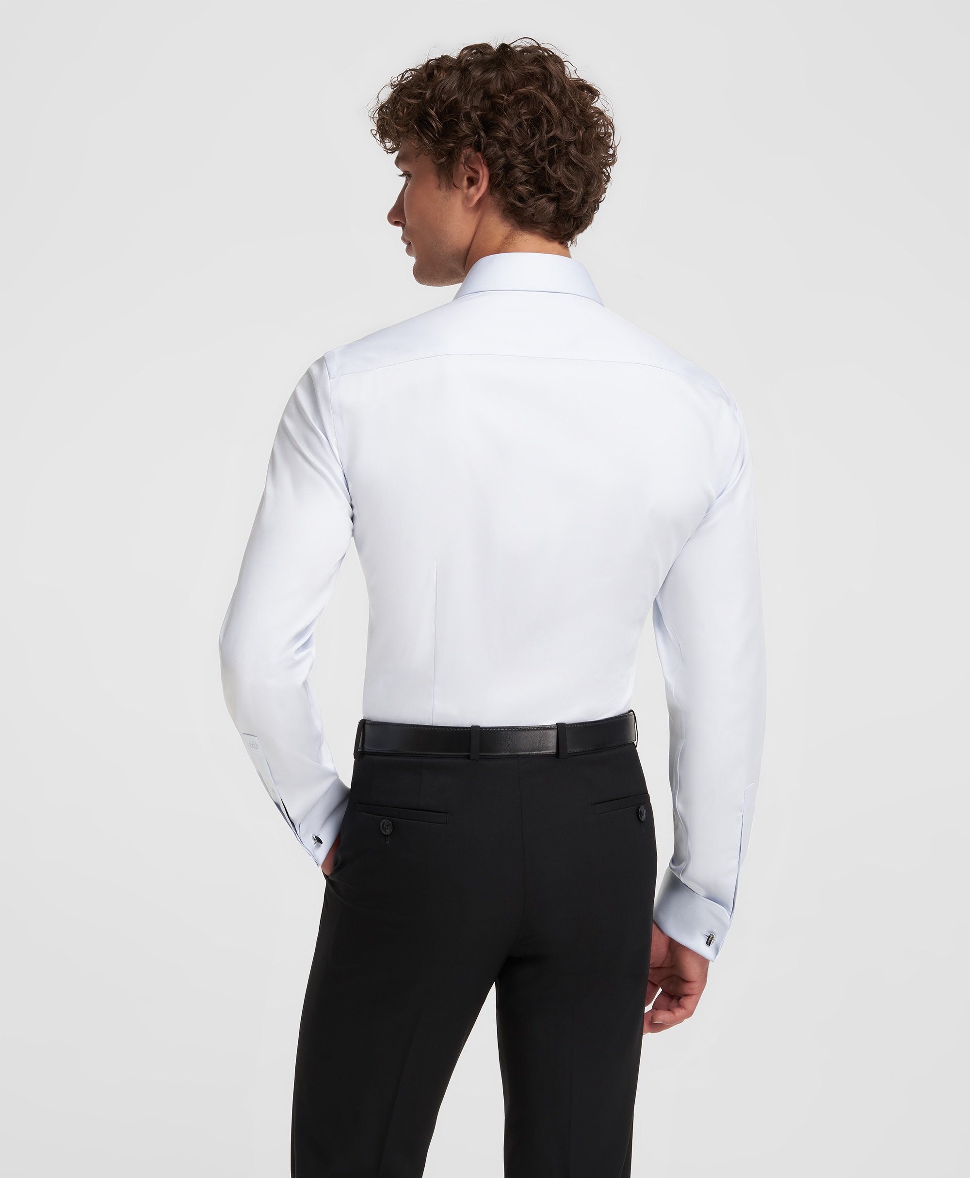 Рубашка из ткани стрейч, полуприлегающий силуэт