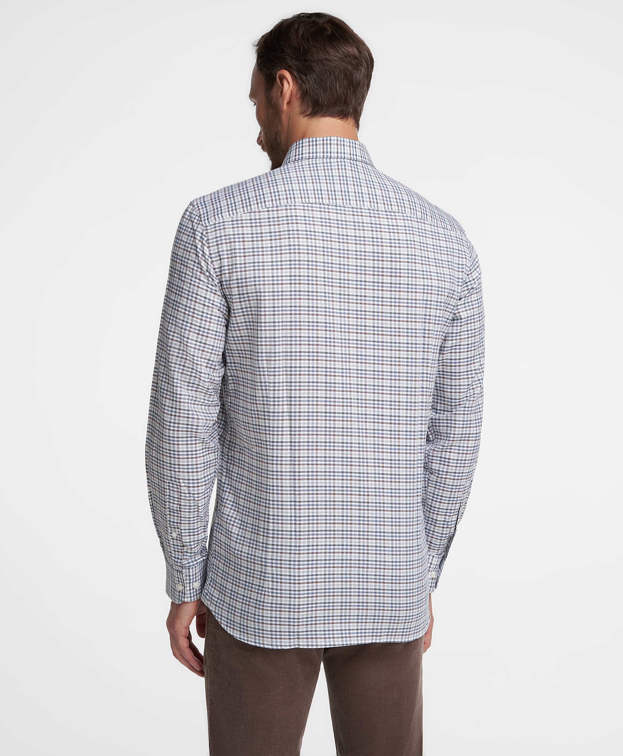 Рубашка фланелевая, полуприлегающий силуэт