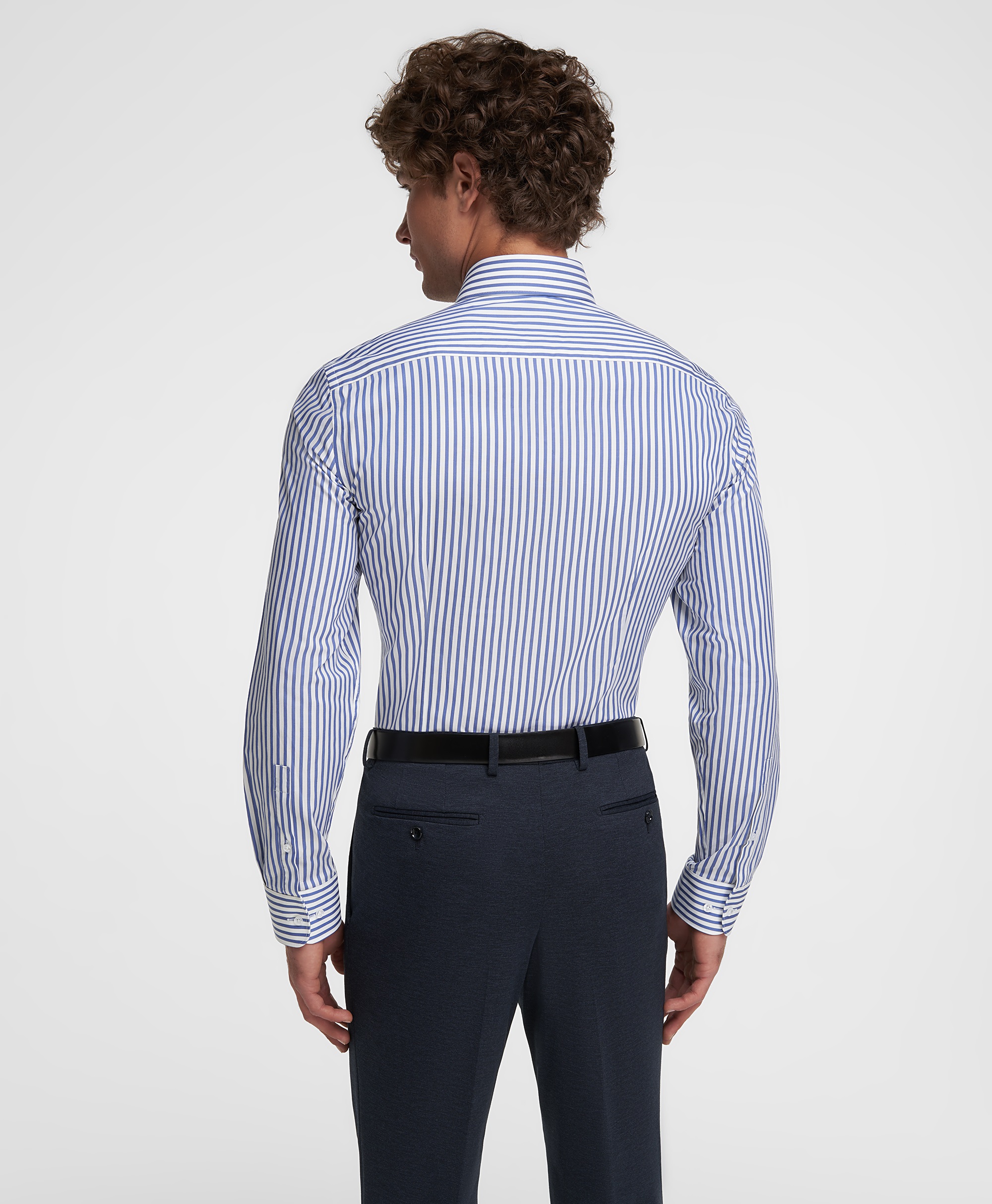 Рубашка хлопковая, прямой силуэт