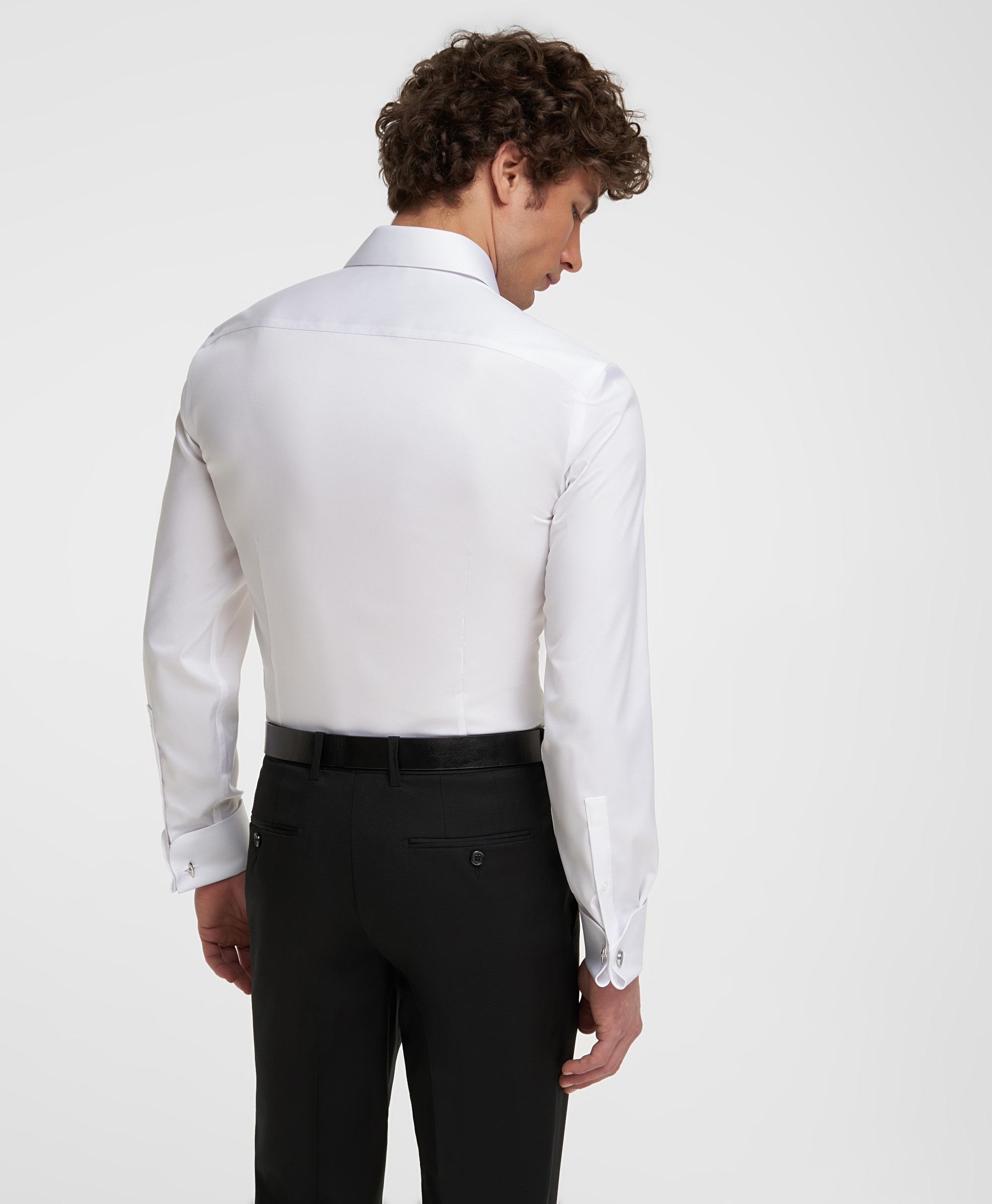 Рубашка из ткани стрейч, полуприлегающий силуэт