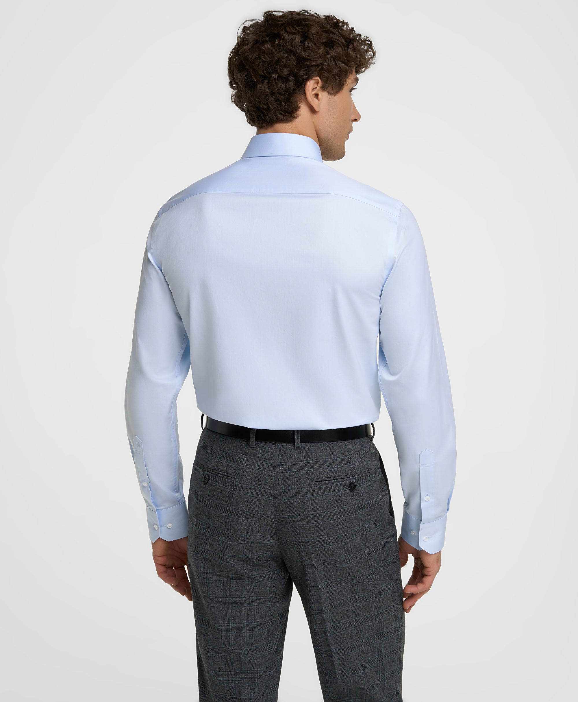 Рубашка хлопковая, прямой силуэт