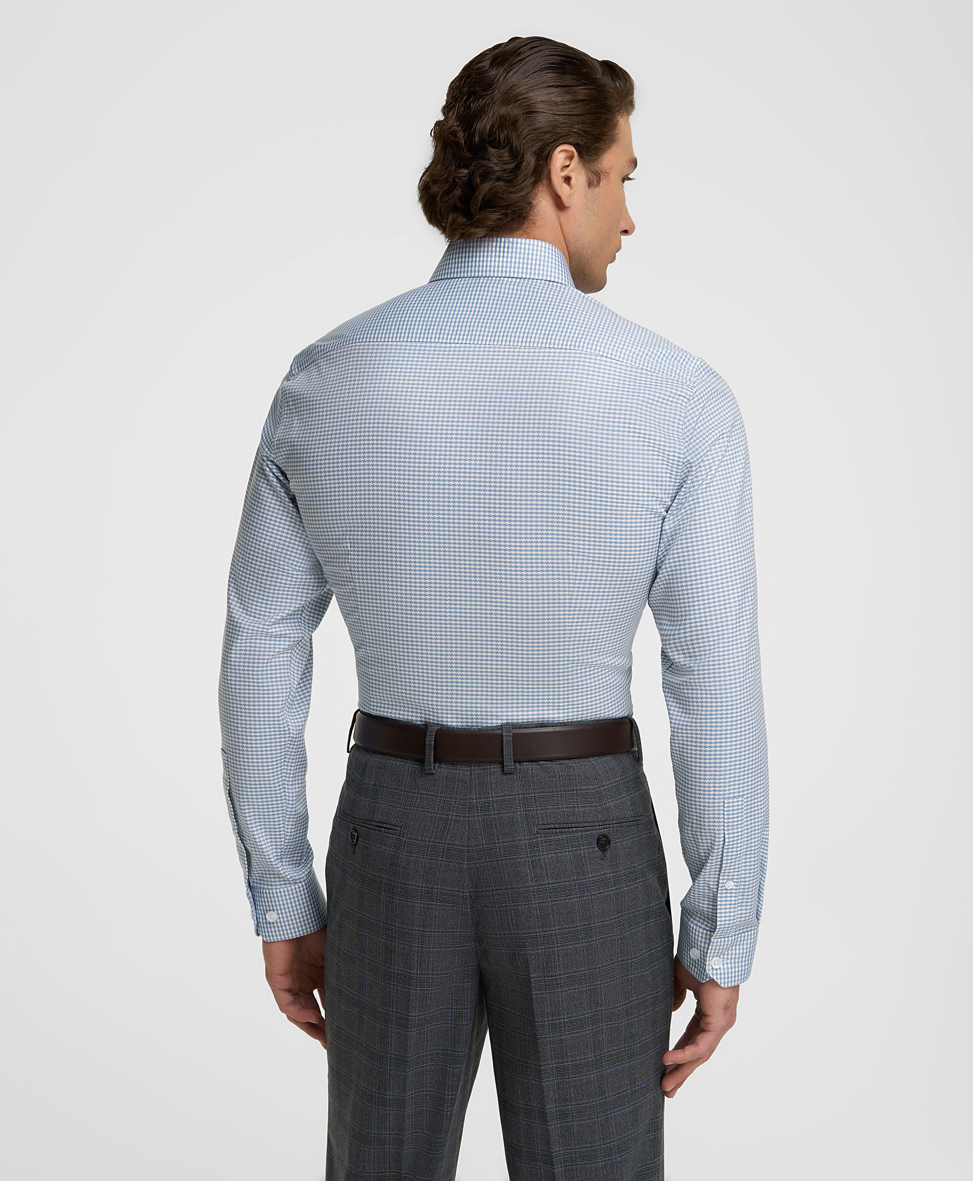 Рубашка из ткани стрейч, прилегающий силуэт