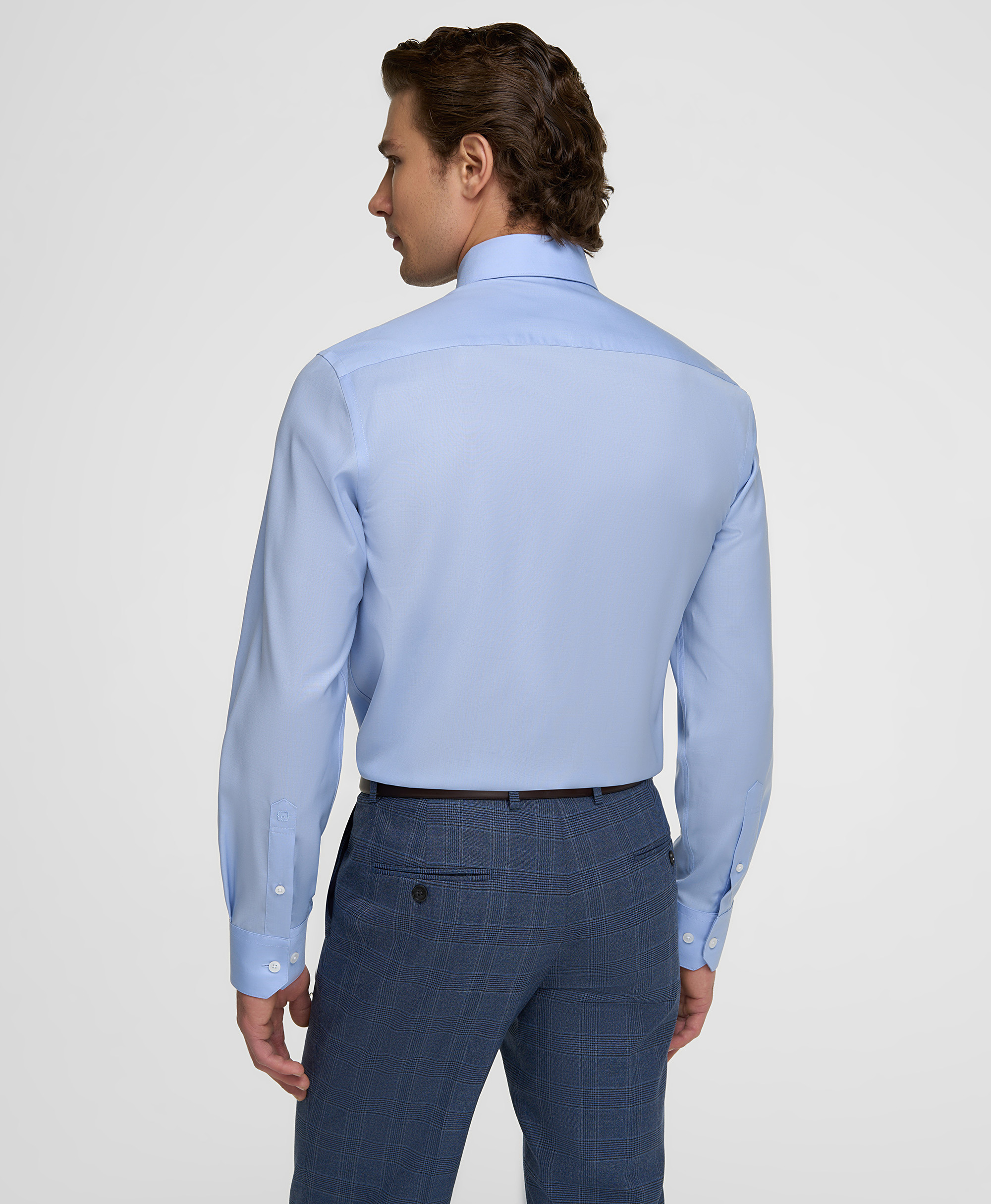 Рубашка шерстяная, прямой силуэт